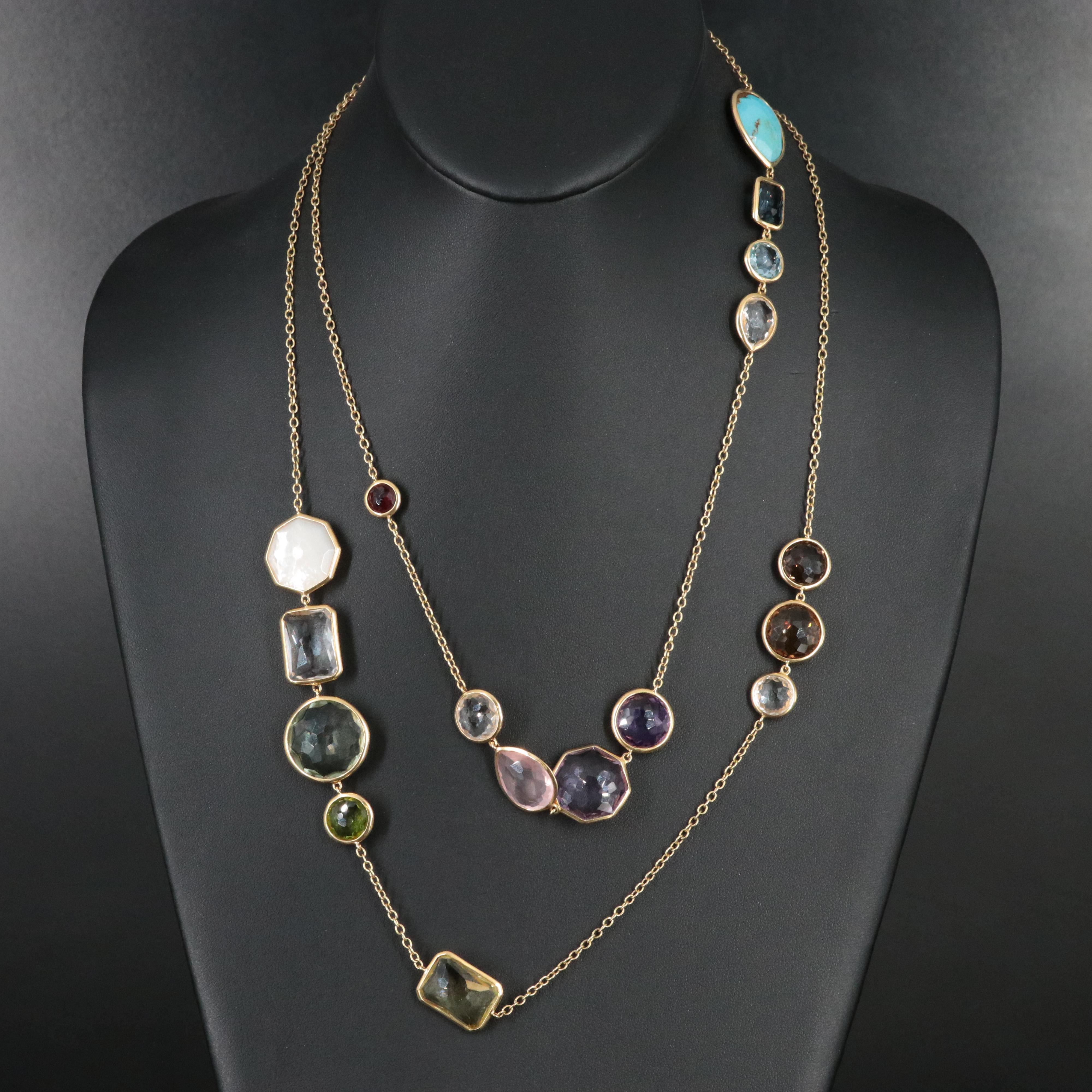 Ippolita Rock Candy 18K Multi Gemstone Necklace