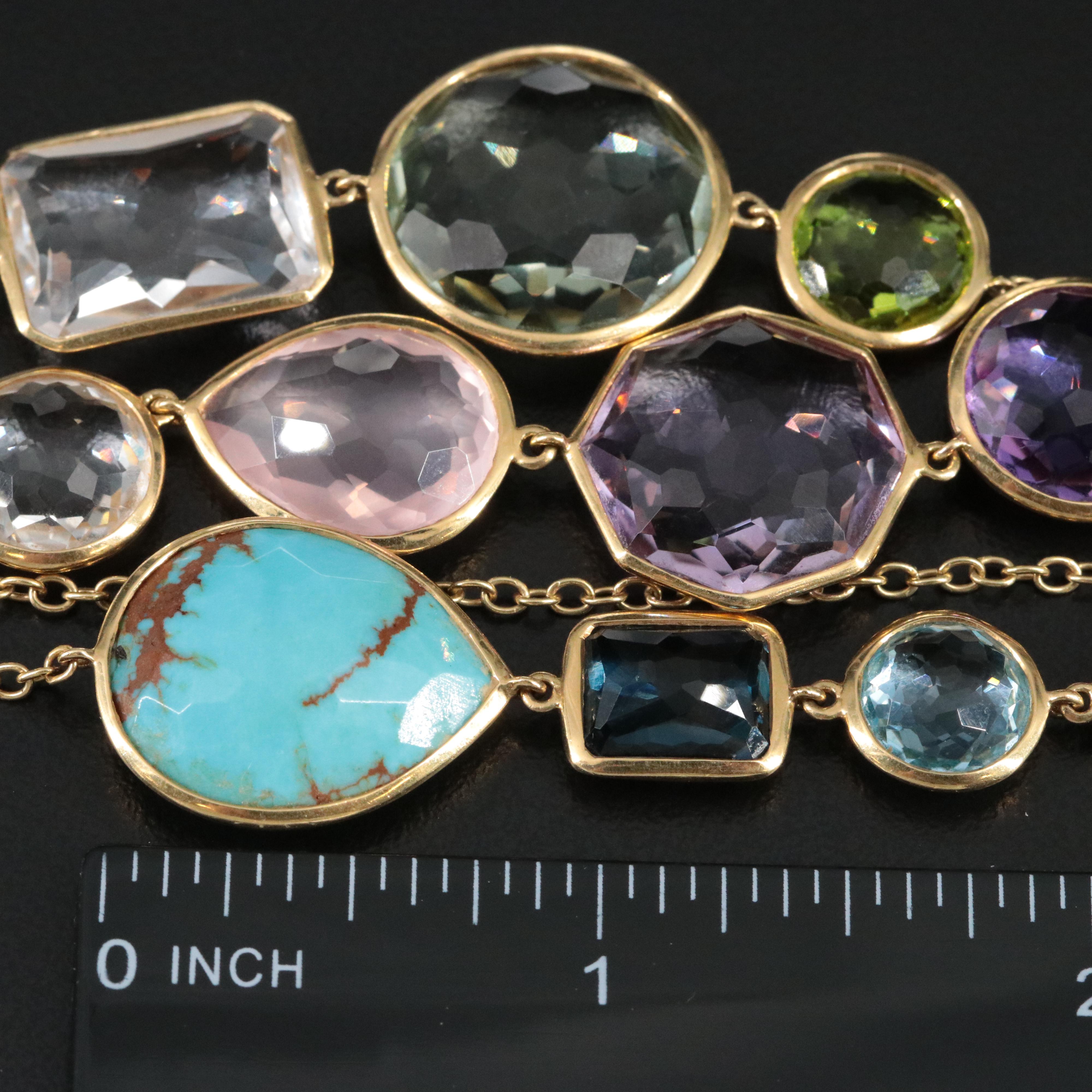 Ippolita Rock Candy 18K Multi Gemstone Necklace
