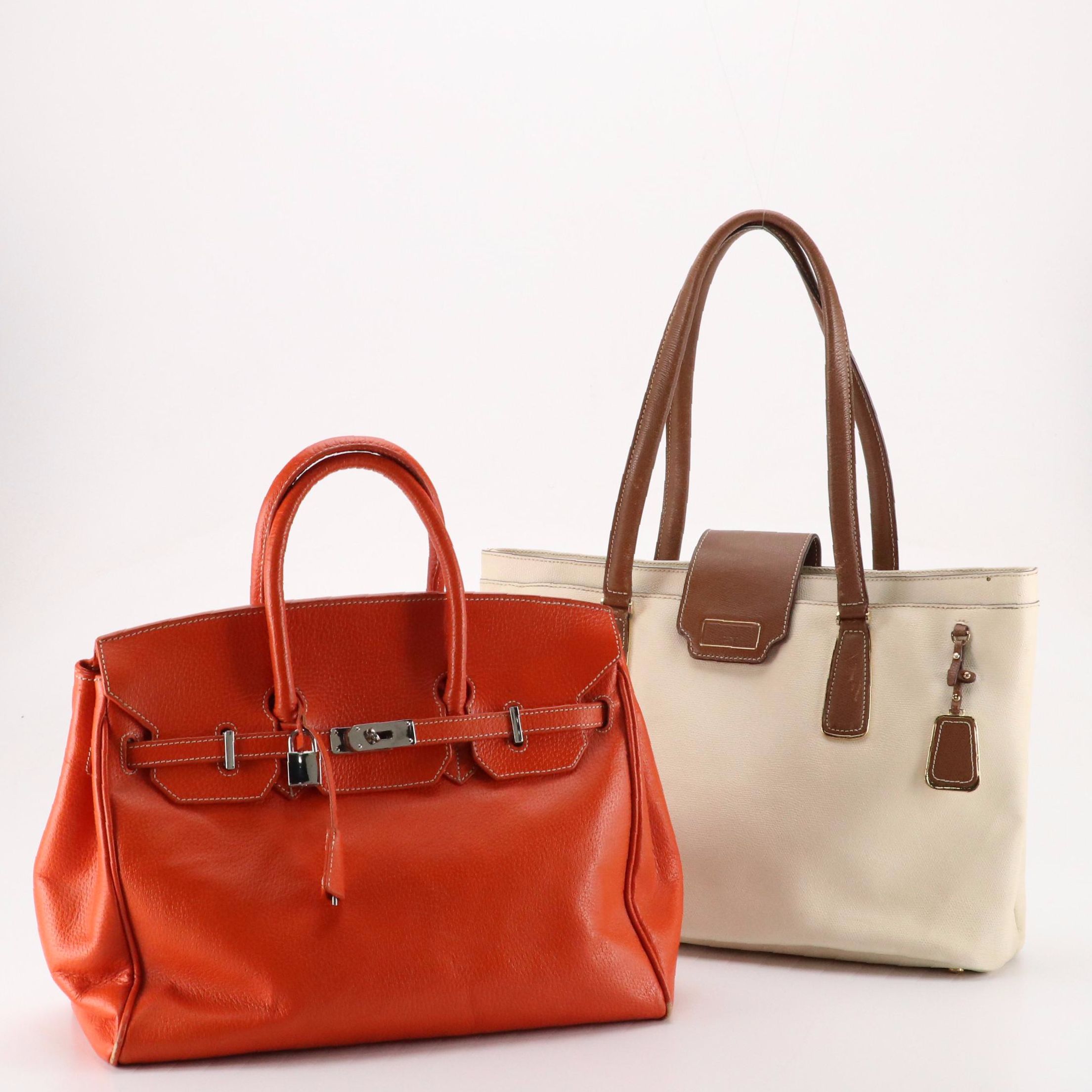 Tumi Sinclair Tegan Business Tote and Harold's Top Handle Satchel