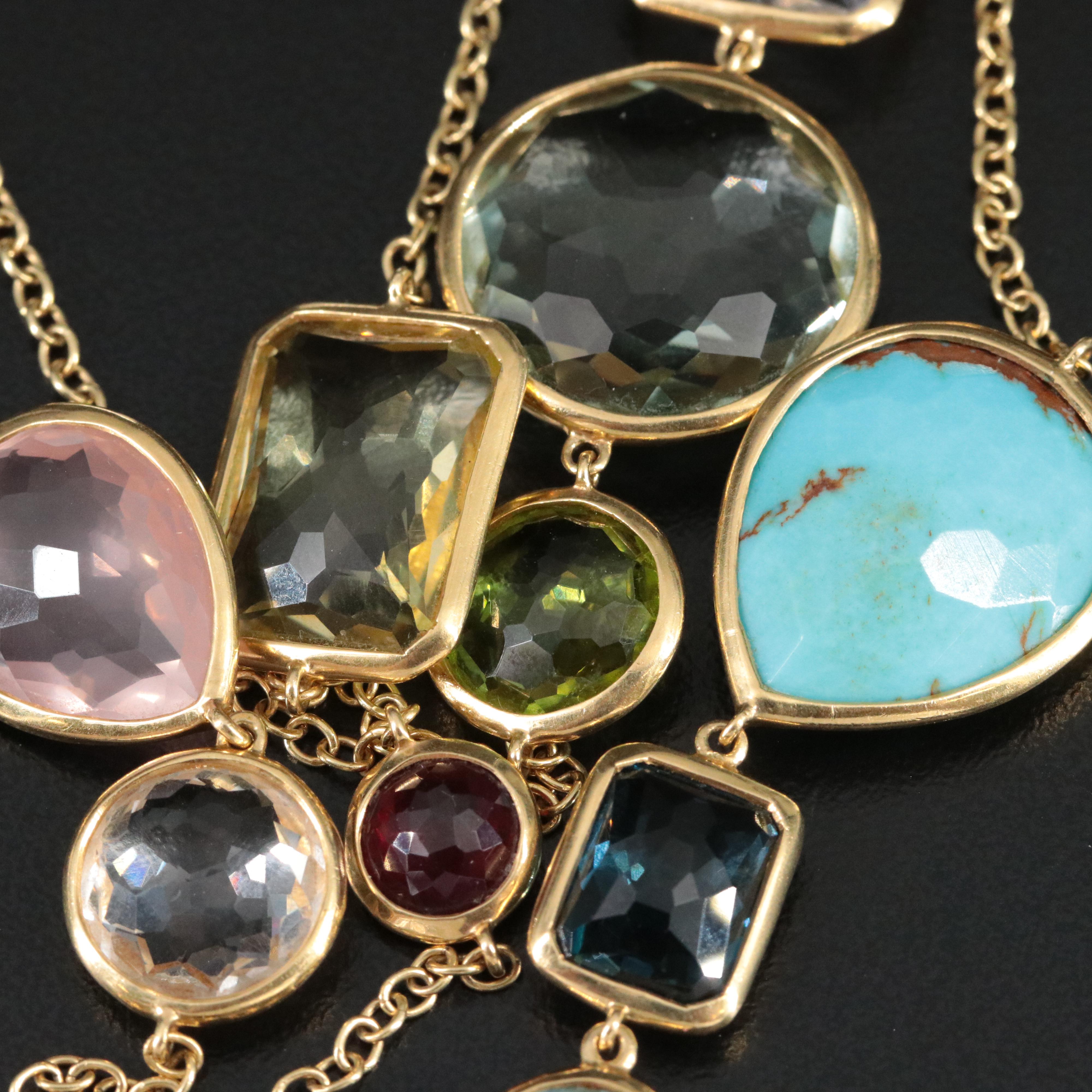 Ippolita Rock Candy 18K Multi Gemstone Necklace