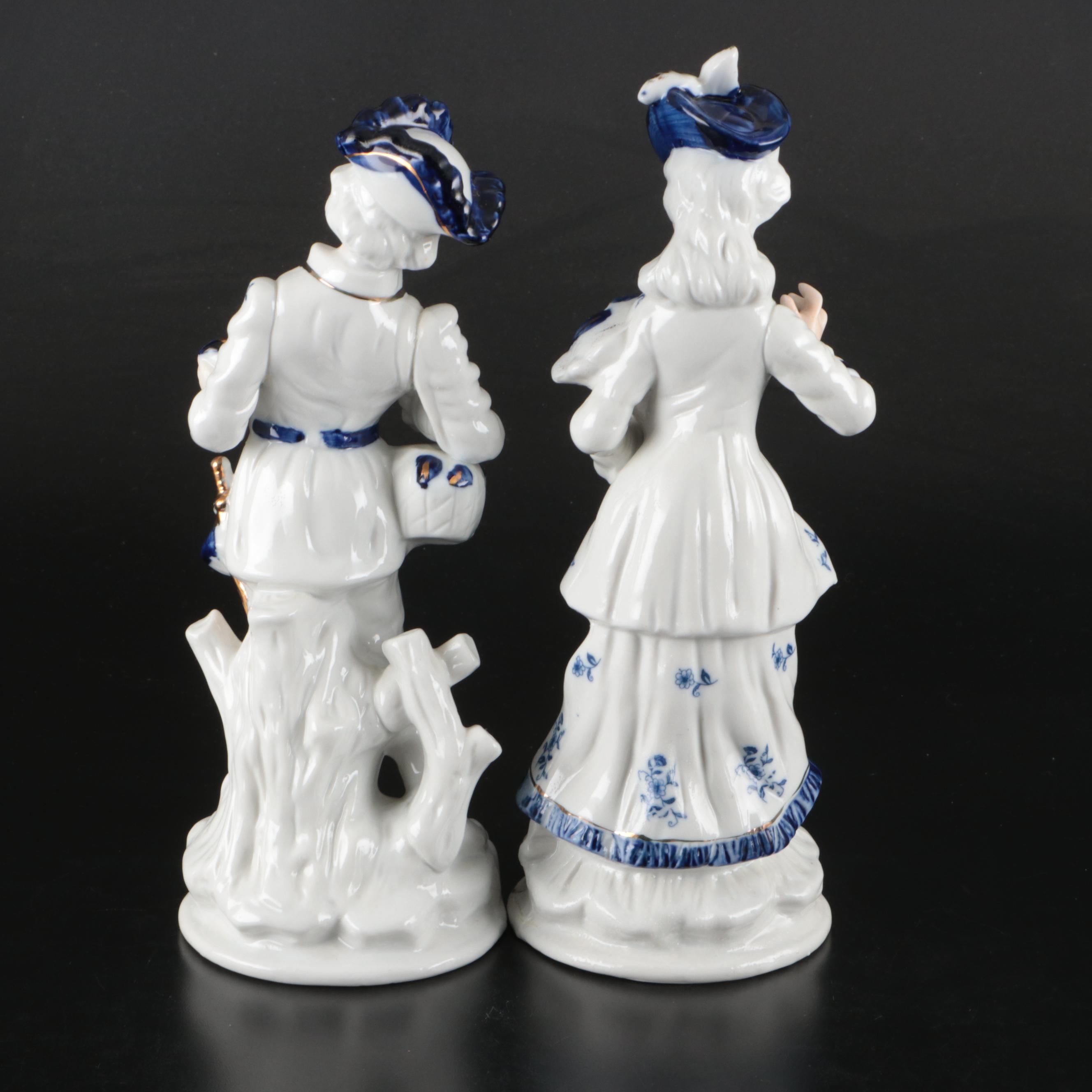 FEI "George & Martha" Porcelain Figurines and Other Décor, Mid to Late 20th C.