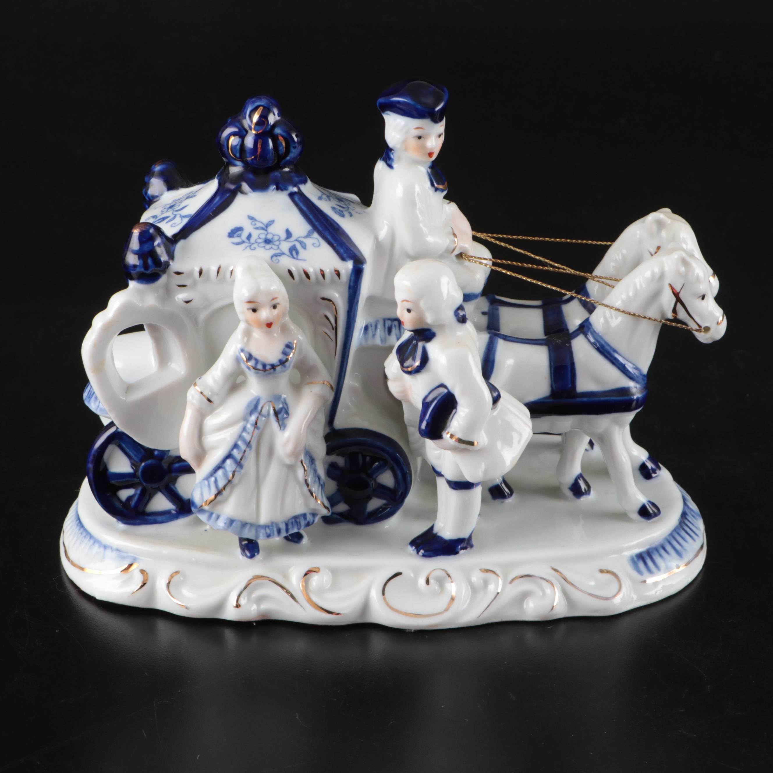 FEI "George & Martha" Porcelain Figurines and Other Décor, Mid to Late 20th C.