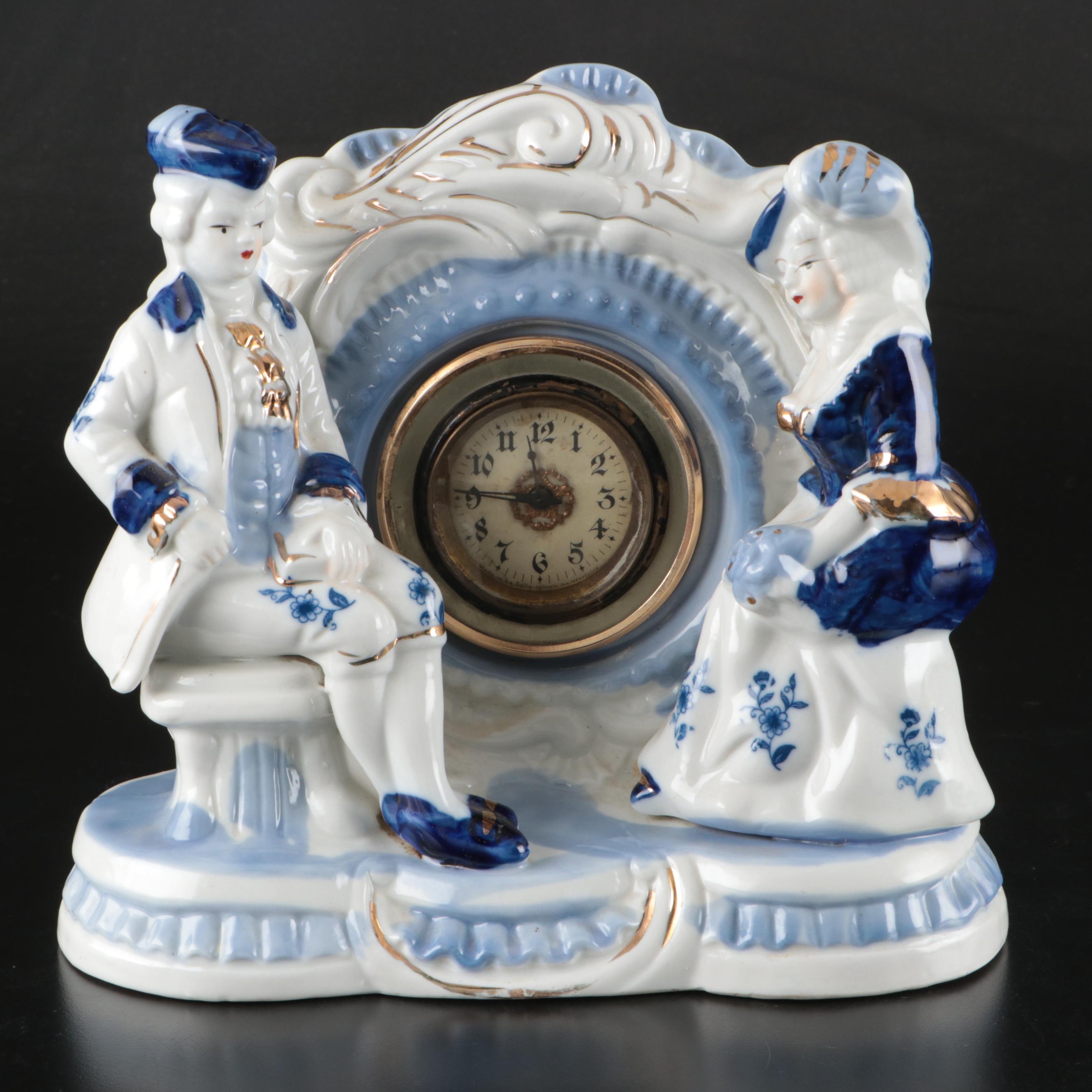 FEI "George & Martha" Porcelain Figurines and Other Décor, Mid to Late 20th C.