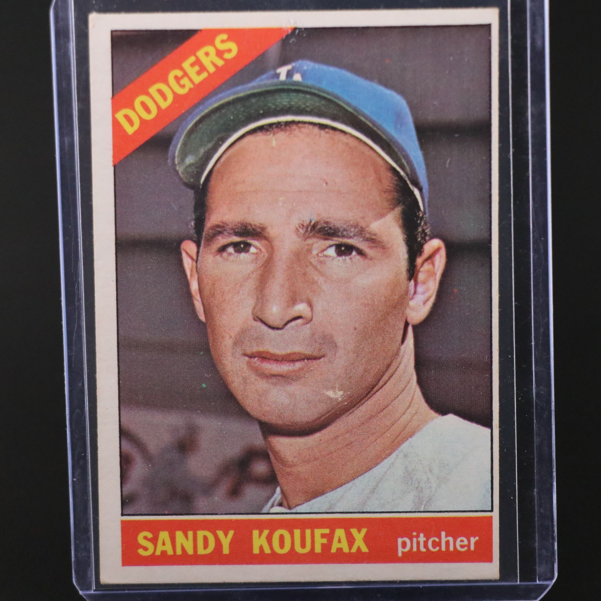 1966 Topps Sandy Koufax Los Angeles Dodgers Baseball Card