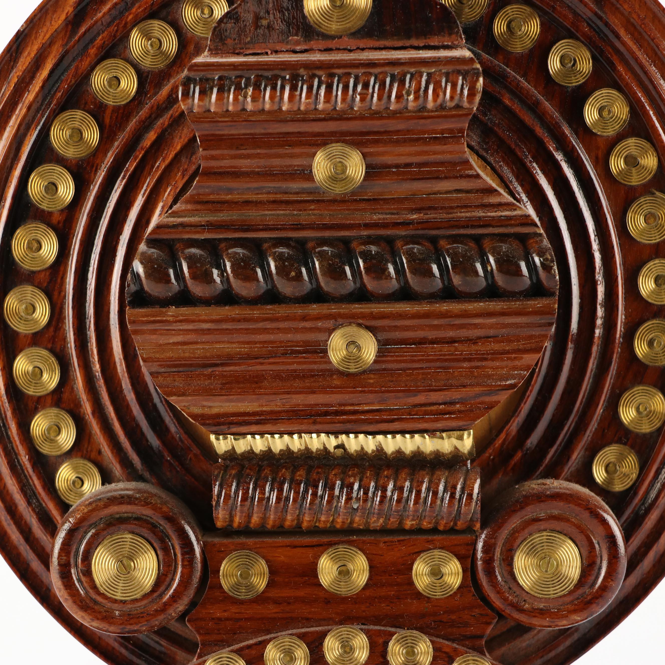 Indian Kathakali Carved Wooden Face Plaque