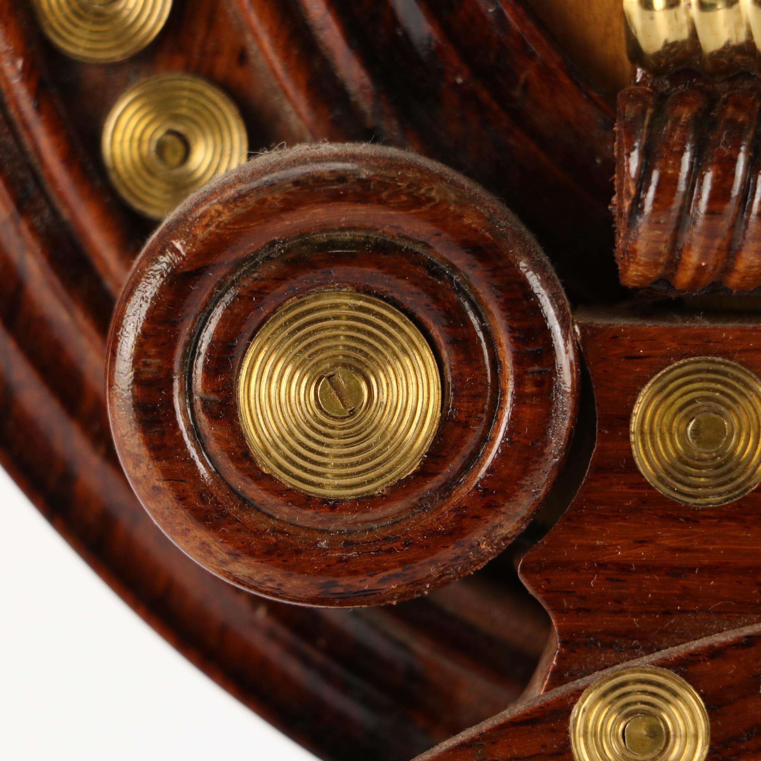 Indian Kathakali Carved Wooden Face Plaque