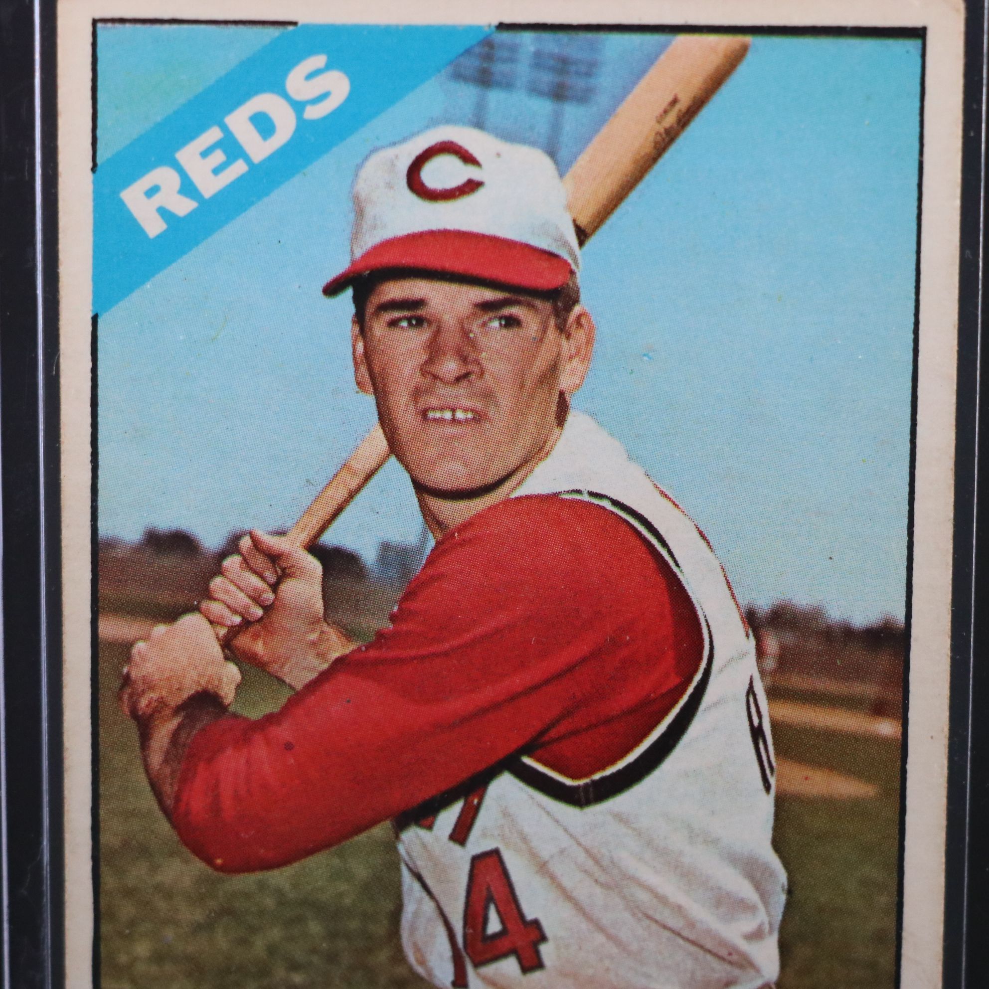 1966 Topps Pete Rose Cincinnati Reds Baseball Card