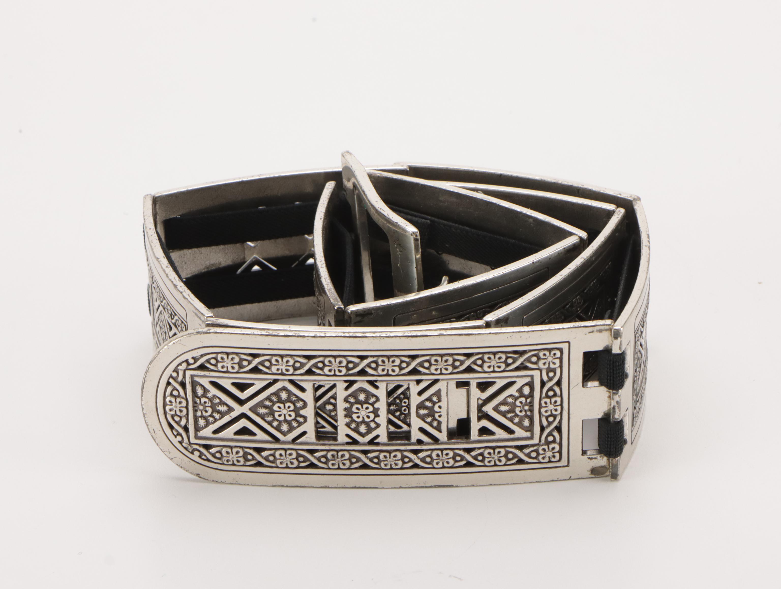 Nocona and More Tooled/Embellished Western Style Belts, Other Metal Belts