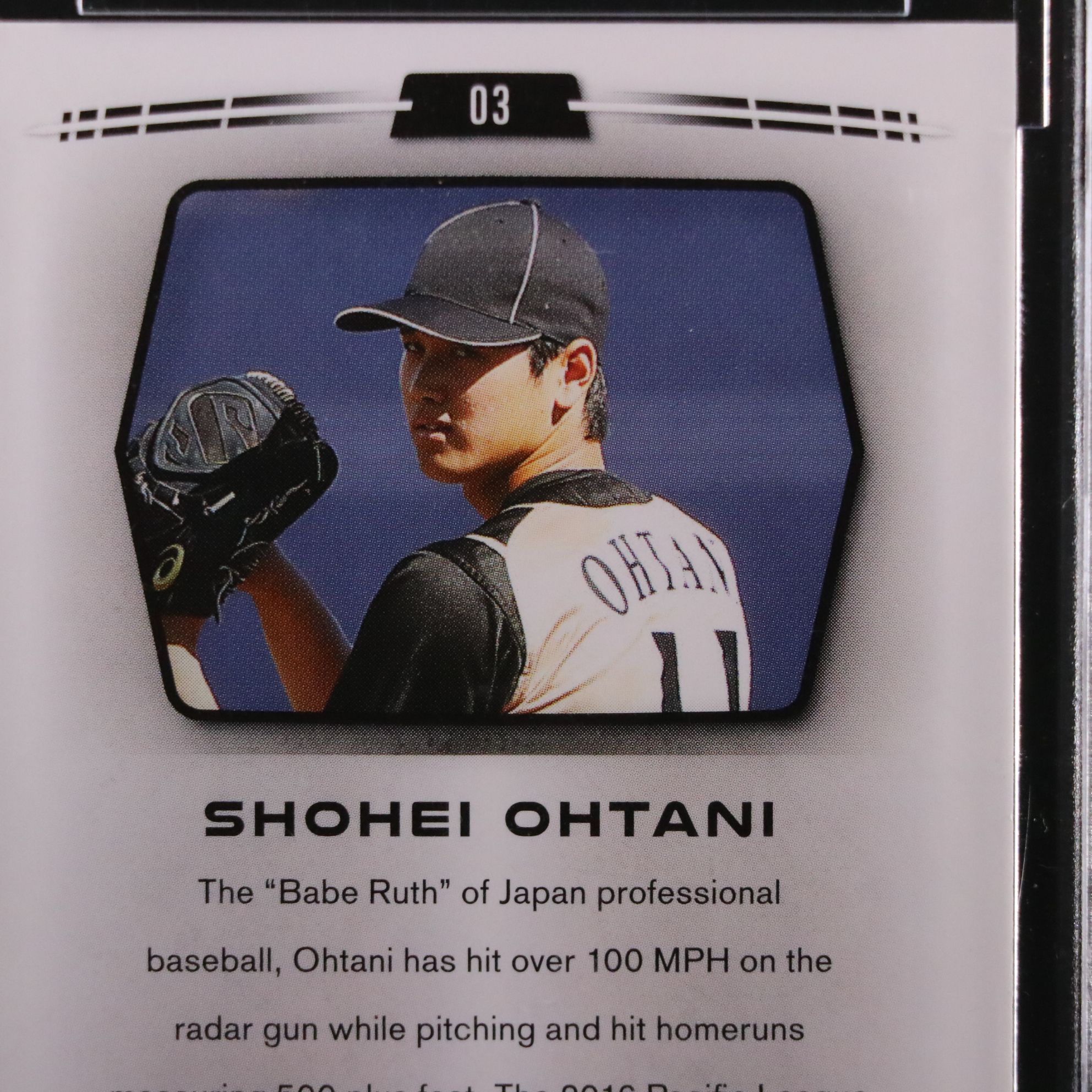 2018 Leaf Shohei Ohtani Rookie Year Baseball Card Graded BCCG 10