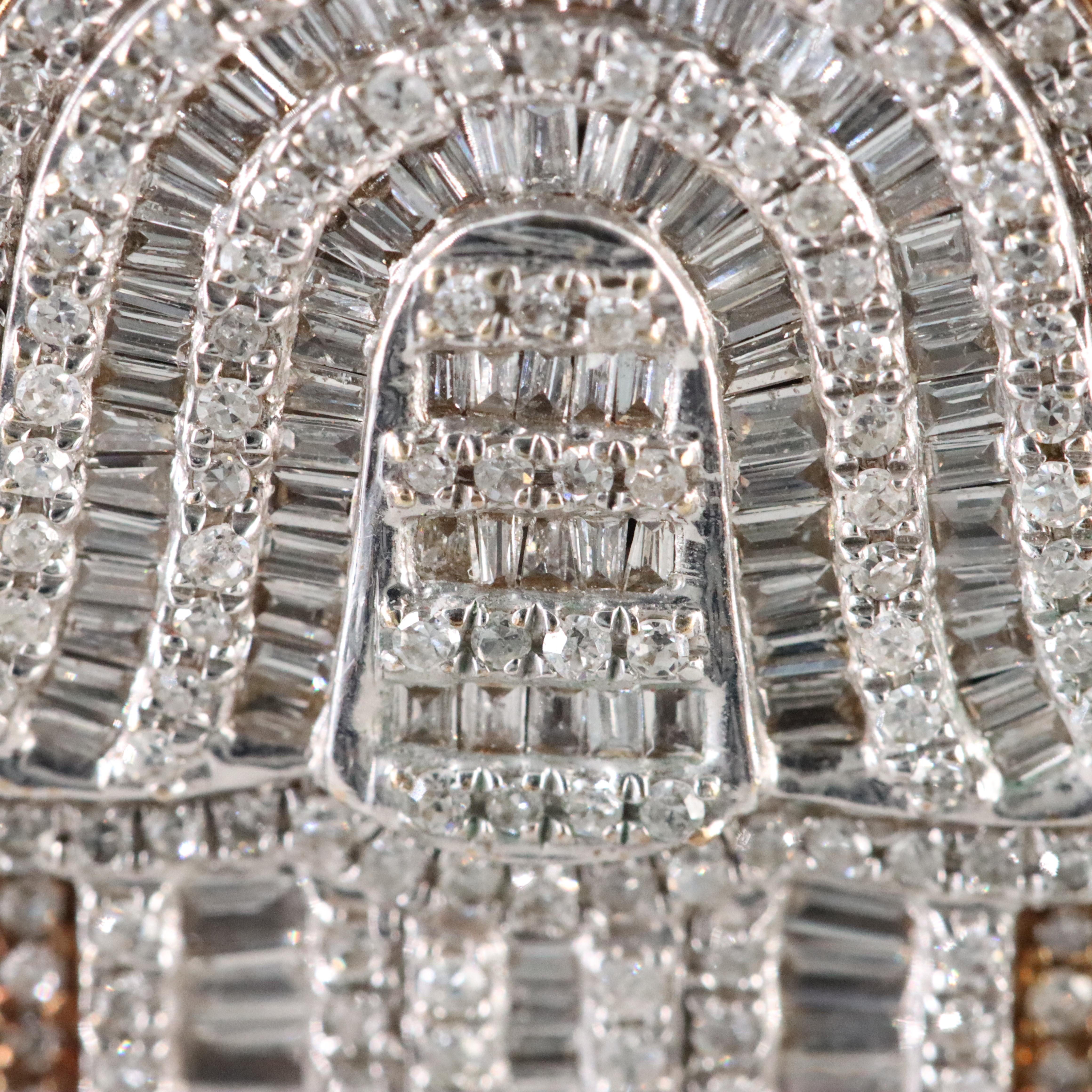 10K 1.25 CTW Diamond Hamsa Pendant