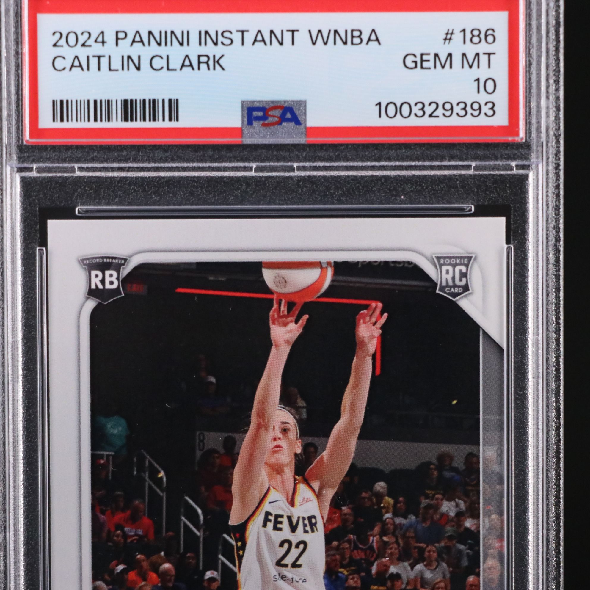 2024 Panini Instant Caitlin Clark Rookie Basketball Card Graded PSA 10