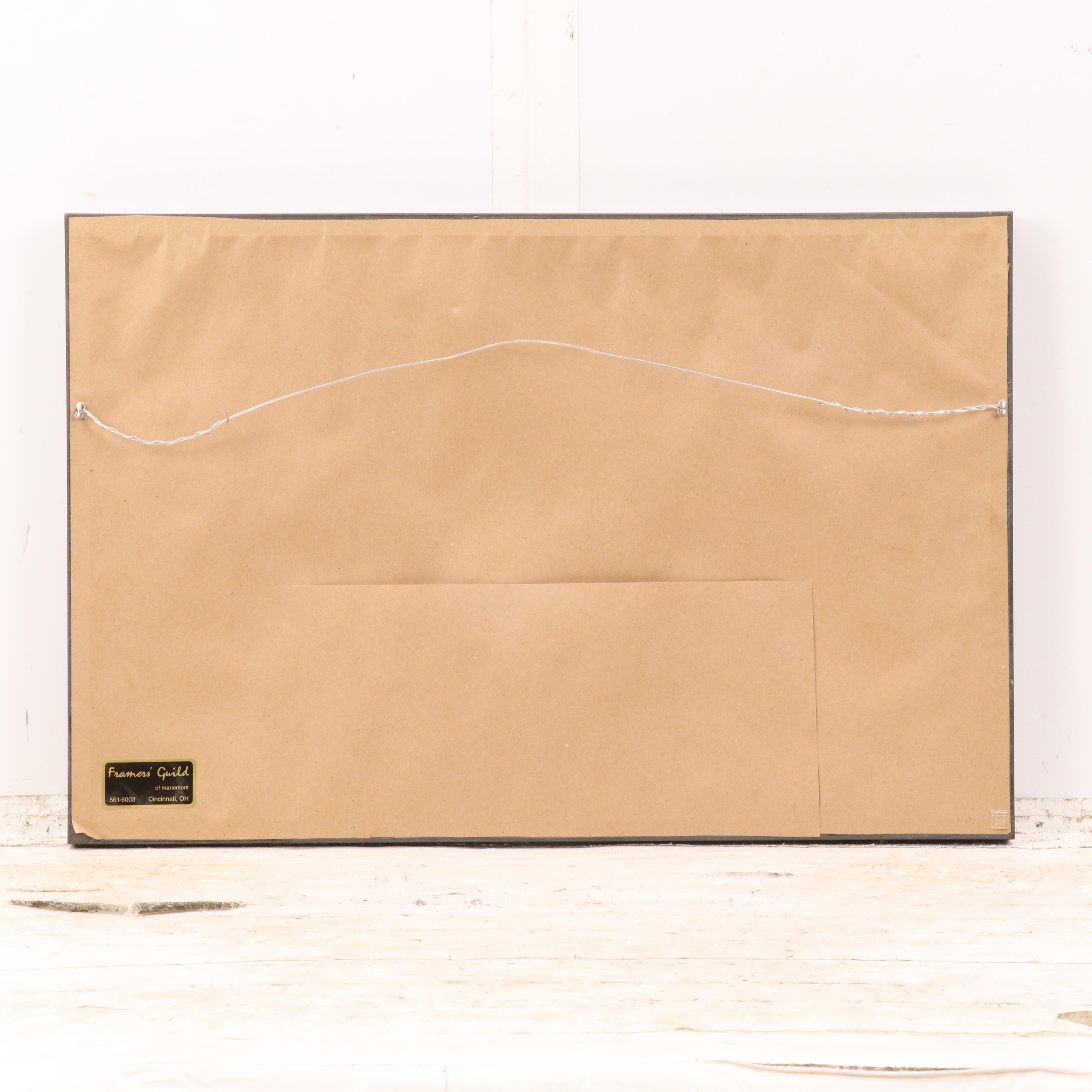 Charley Harper Offset Lithograph "Vigilant Vireos"