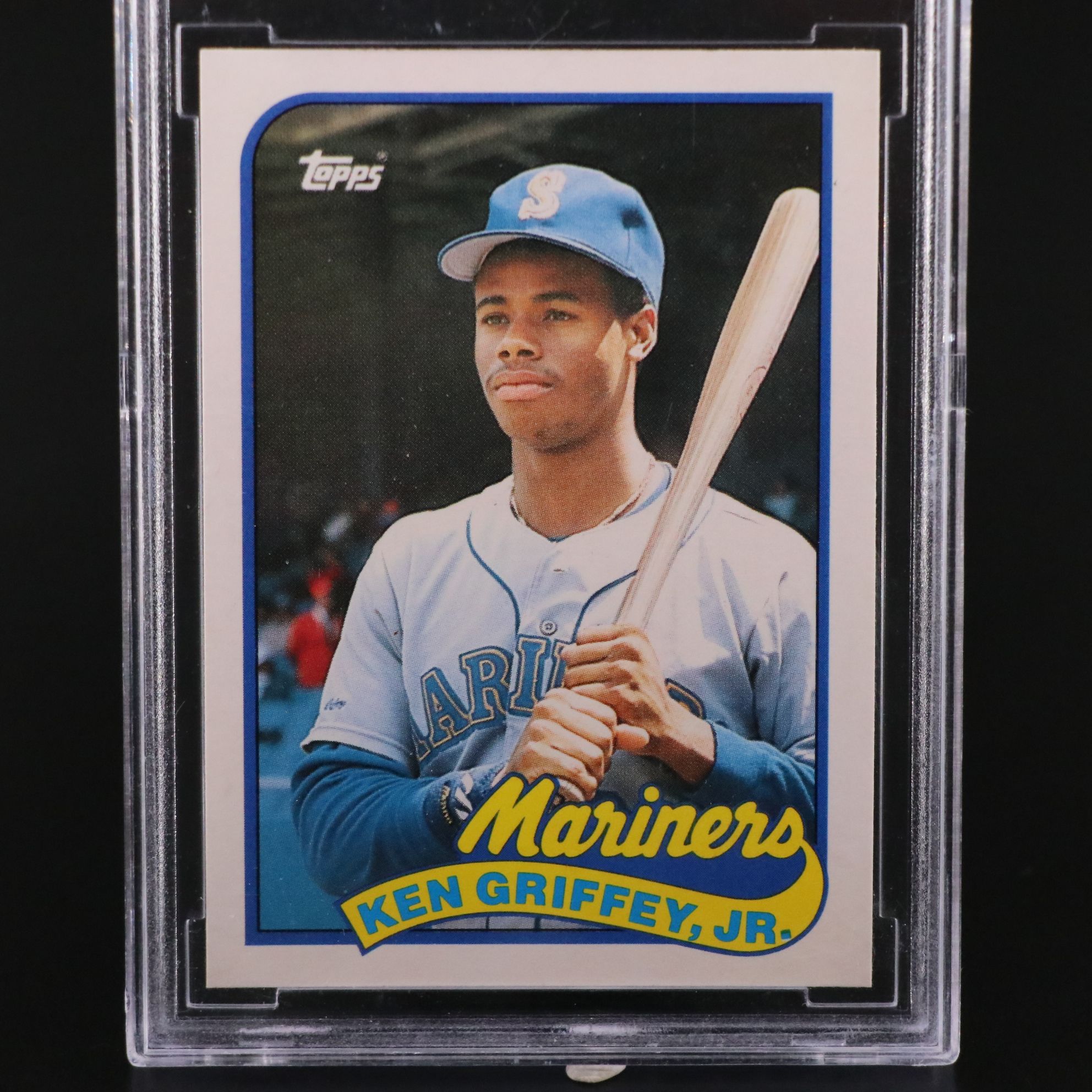 1989 Topps Traded Ken Griffey Jr. Seattle Mariners Rookie Card Graded BCCG 10