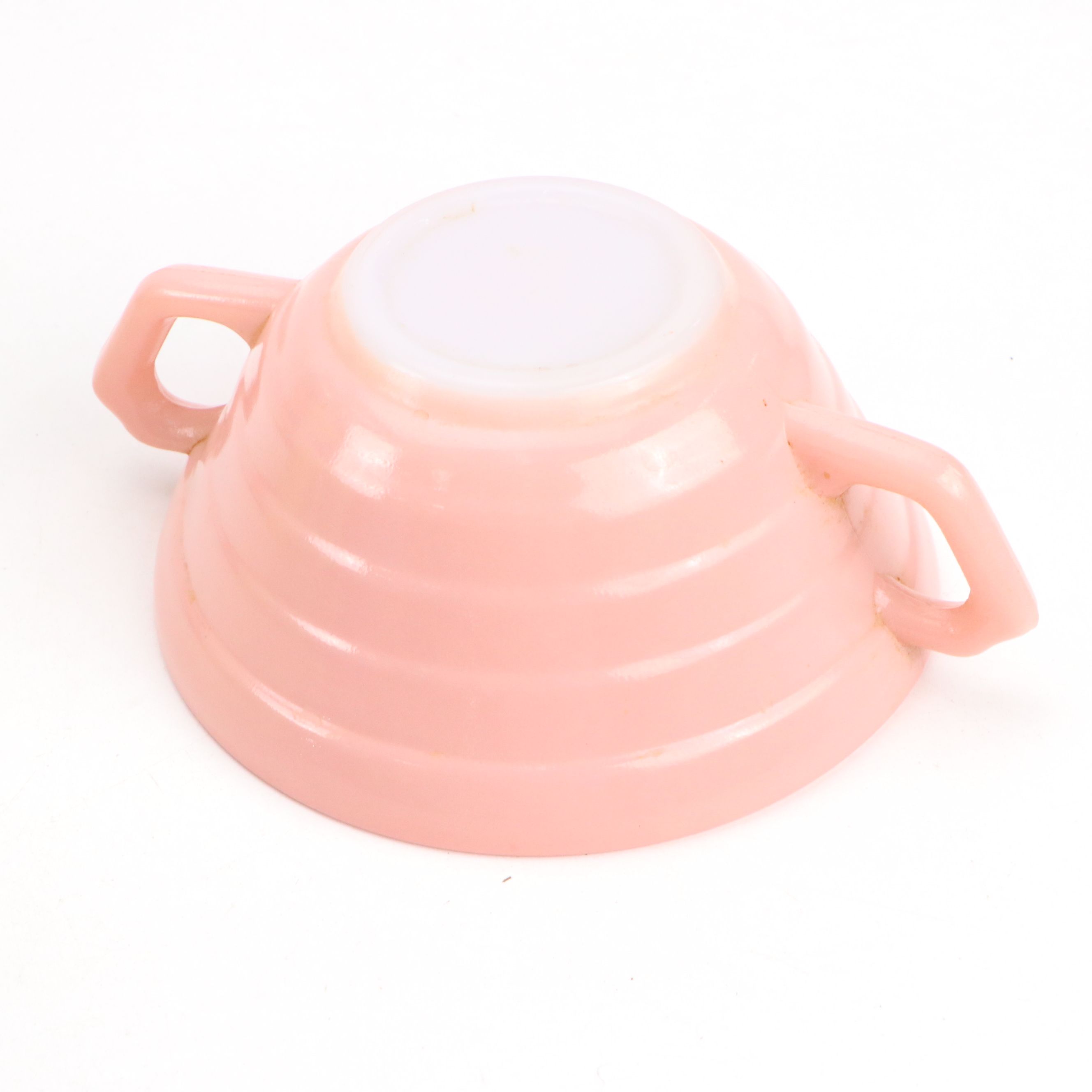 Hazel Atlas Platonite Glass Sherbet Glasses with Serving Pieces, Mid-20th C.