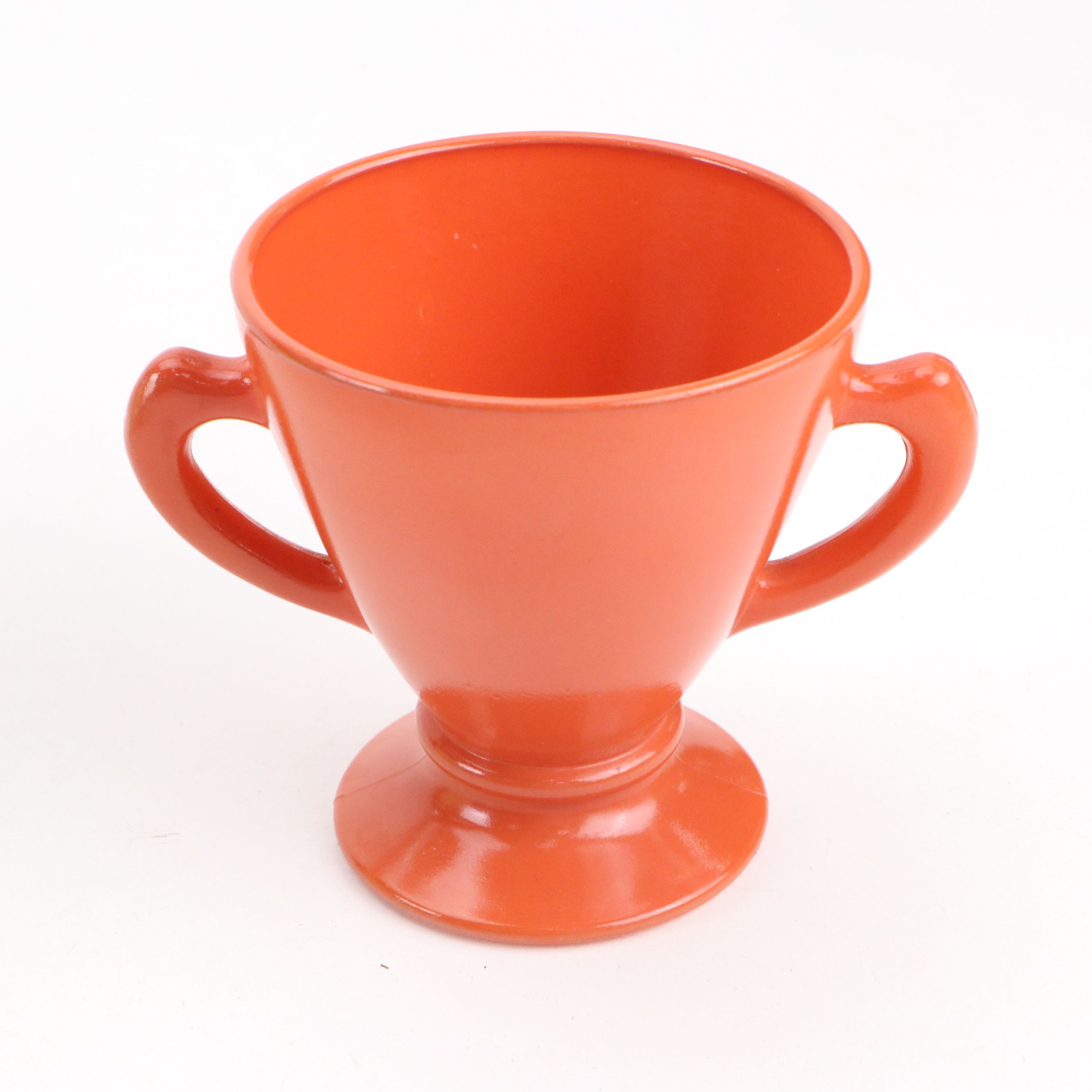 Hazel Atlas Platonite Glass Sherbet Glasses with Serving Pieces, Mid-20th C.