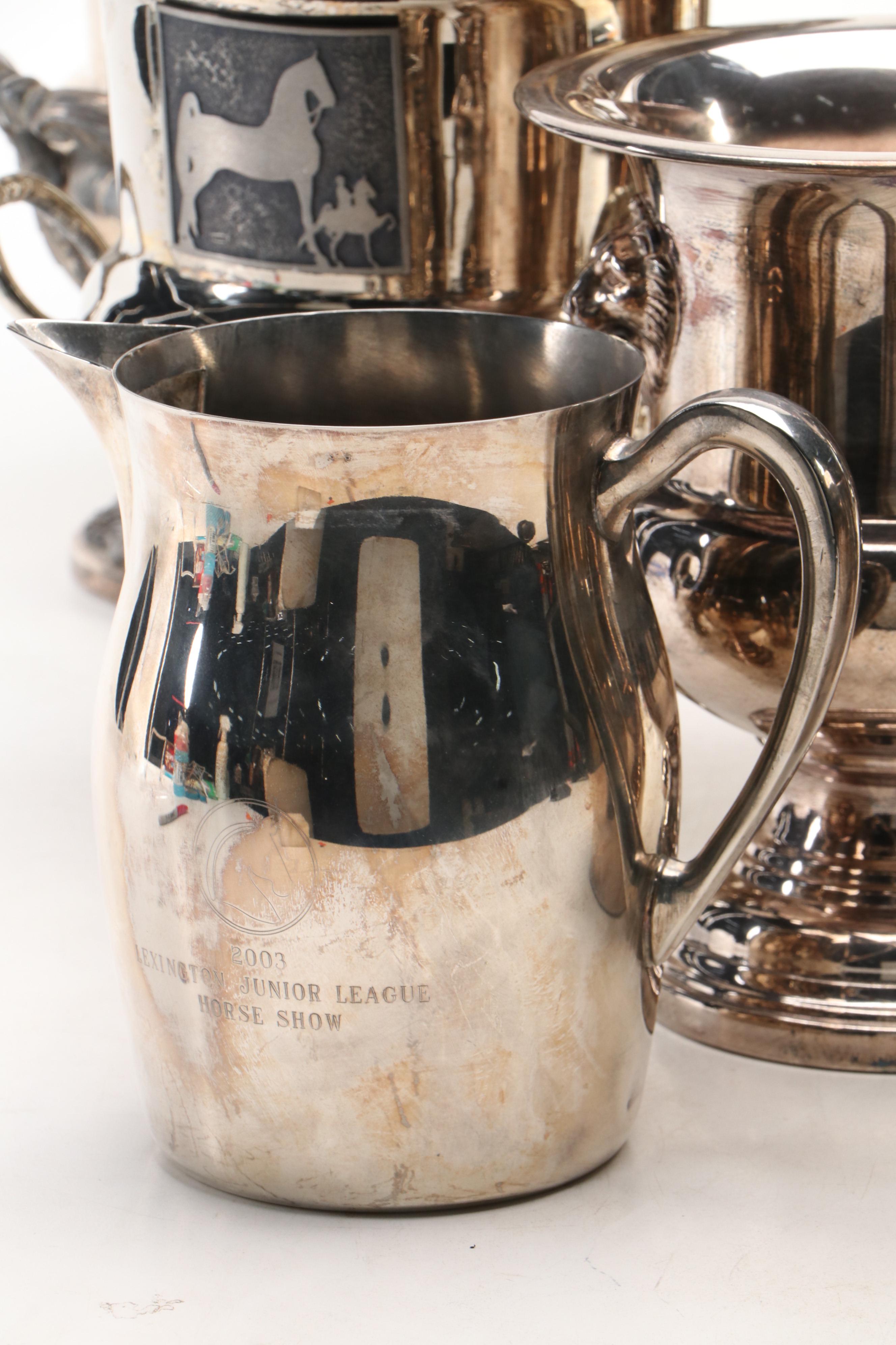 Reed & Barton with Other Saddlebread Presentation Pitchers and Urns