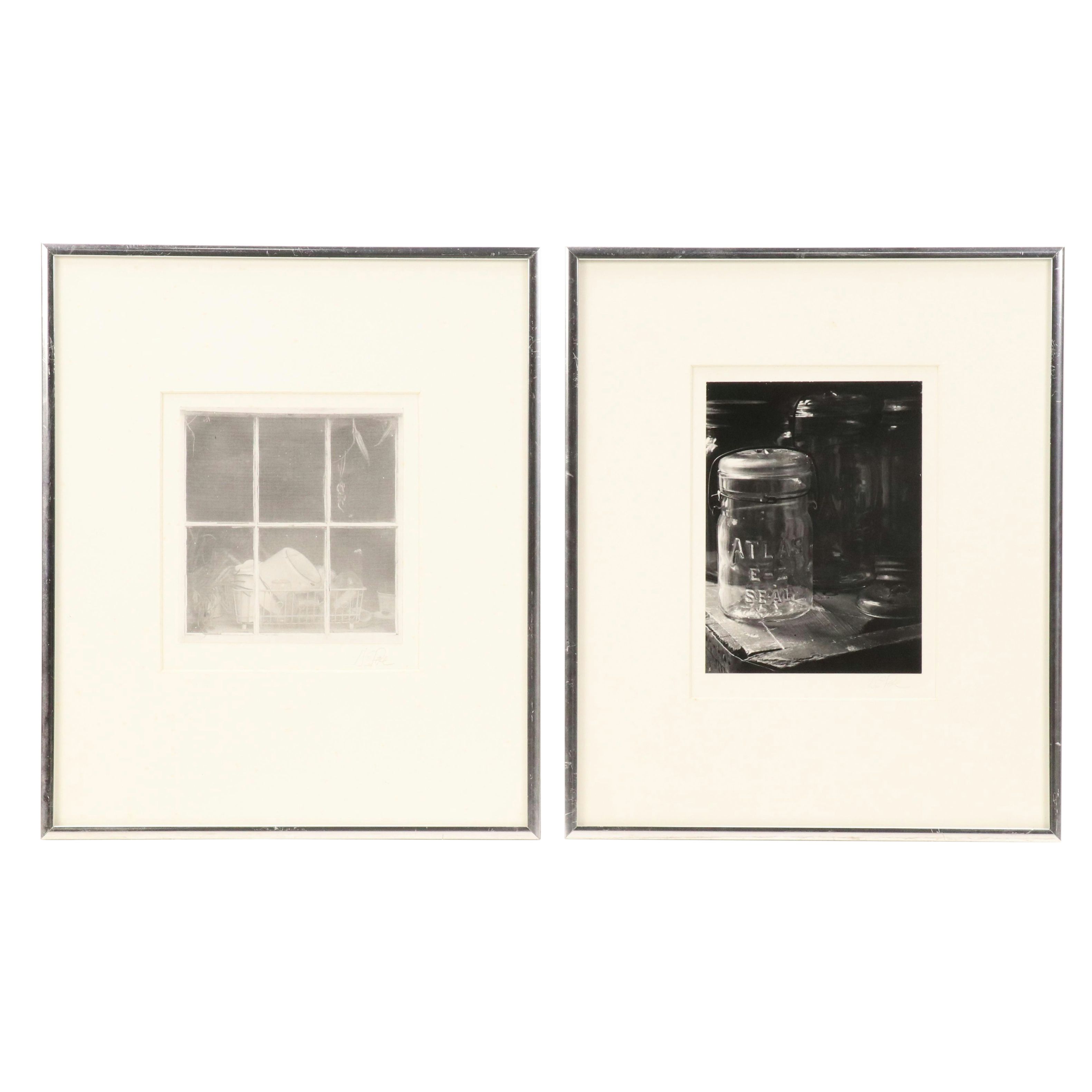 Henry E. Poe Photographs "Still Life" and "Atlas E-Z Seal," Late 20th Century
