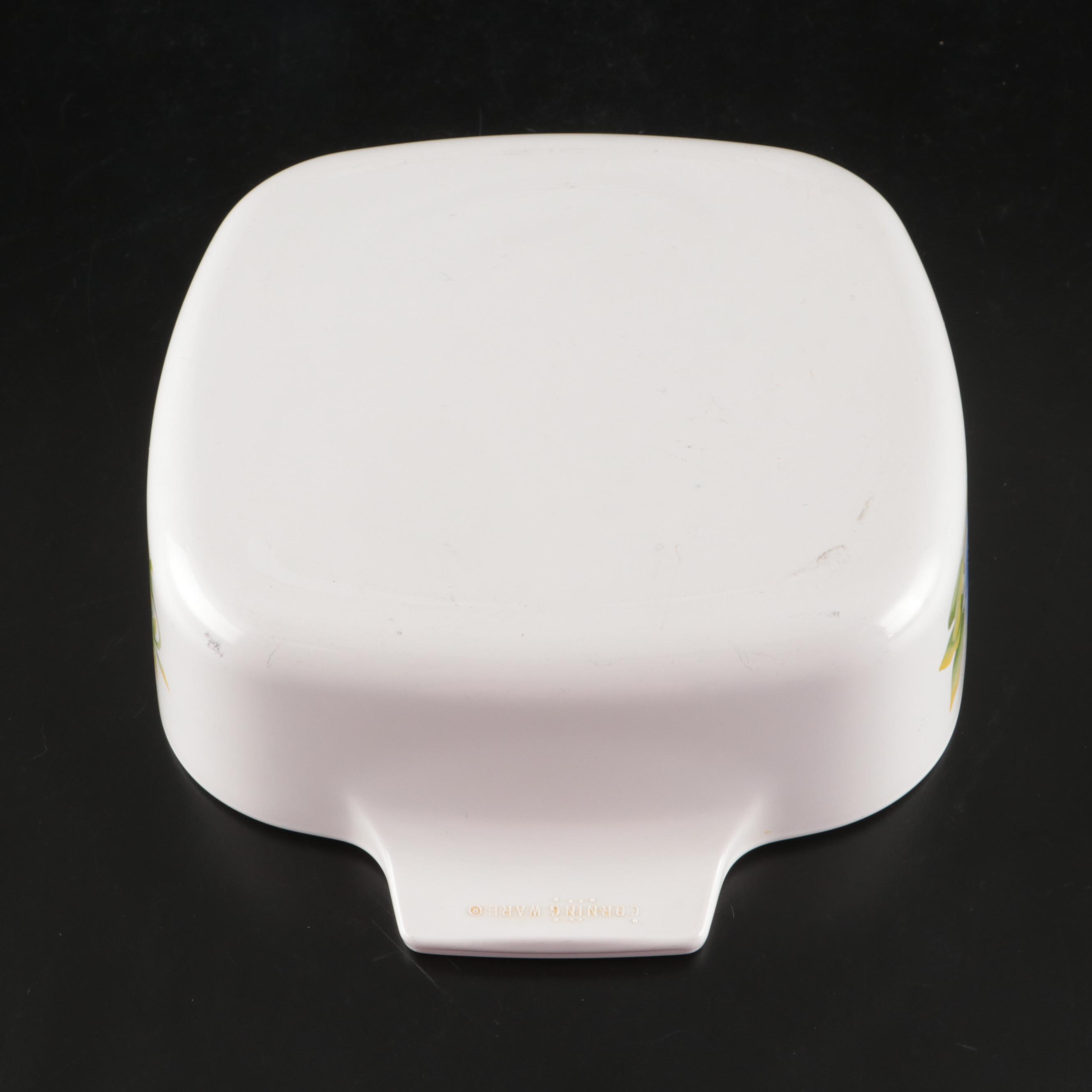 Corning Ware "Cornflower Blue" Bakeware and Pyrex "Crazy Daisy" Mixing Bowls