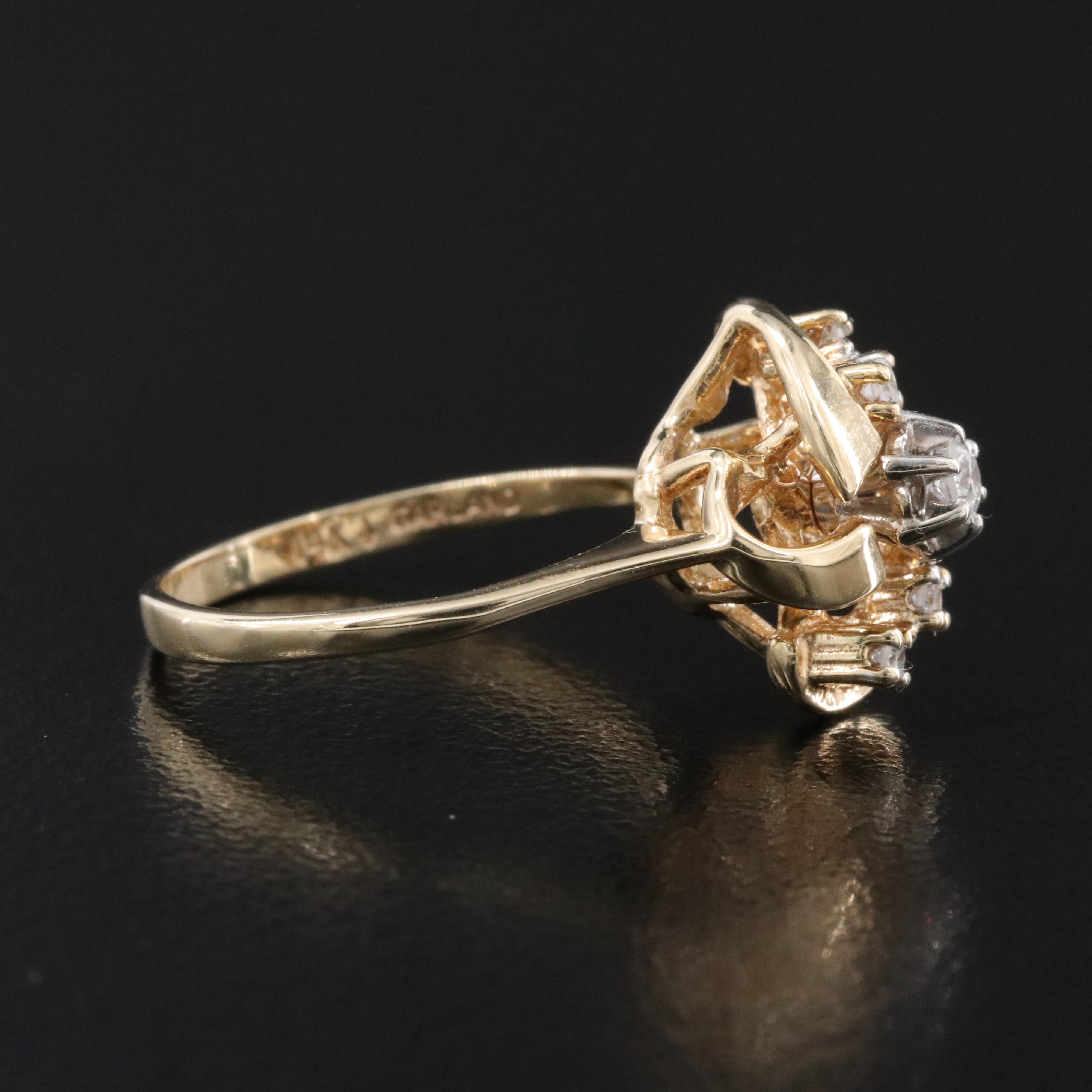 14K 0.15 CTW Diamond Ring