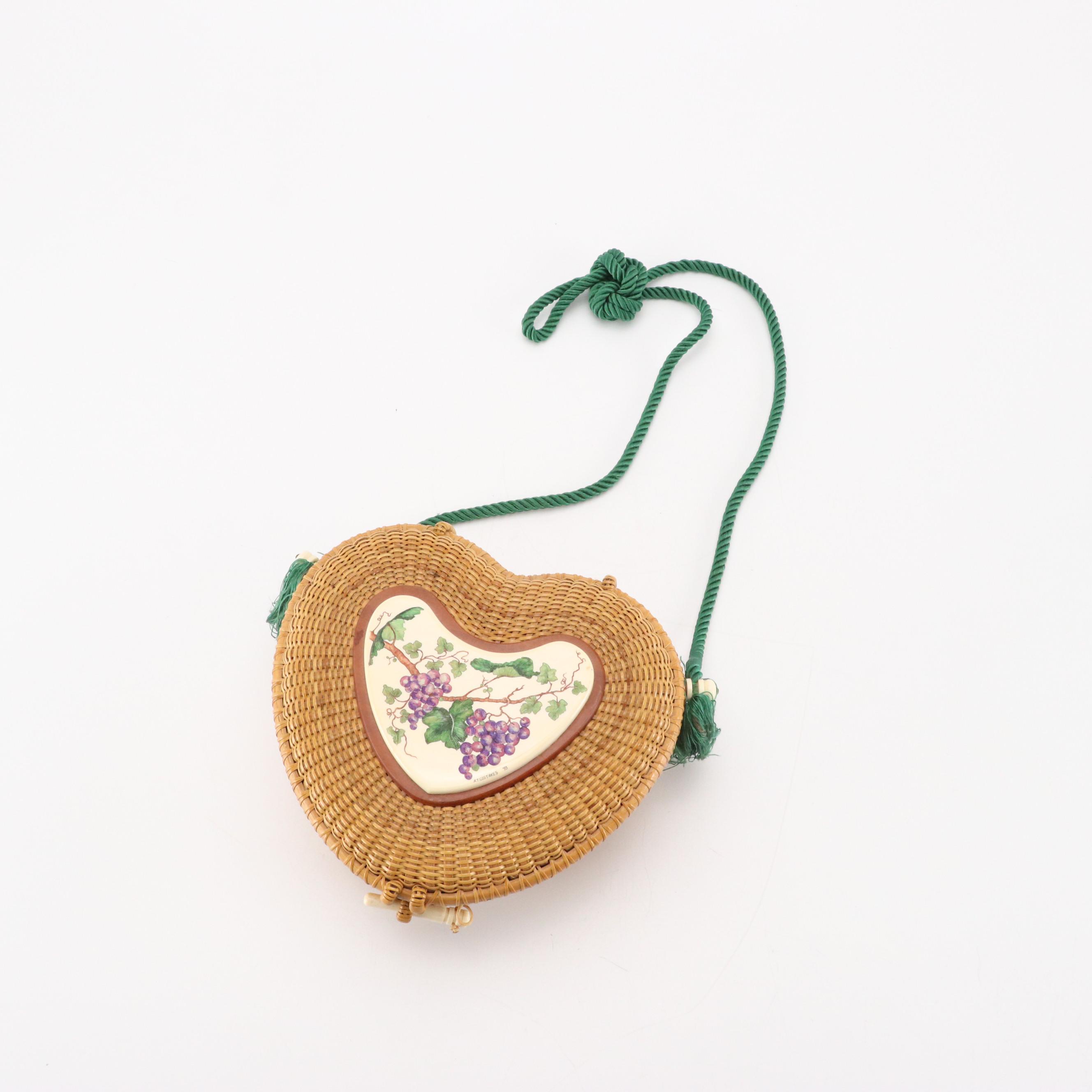 Anderson's Nantucket "The Golden Basket" with Eco-Ivory Scrimshaw