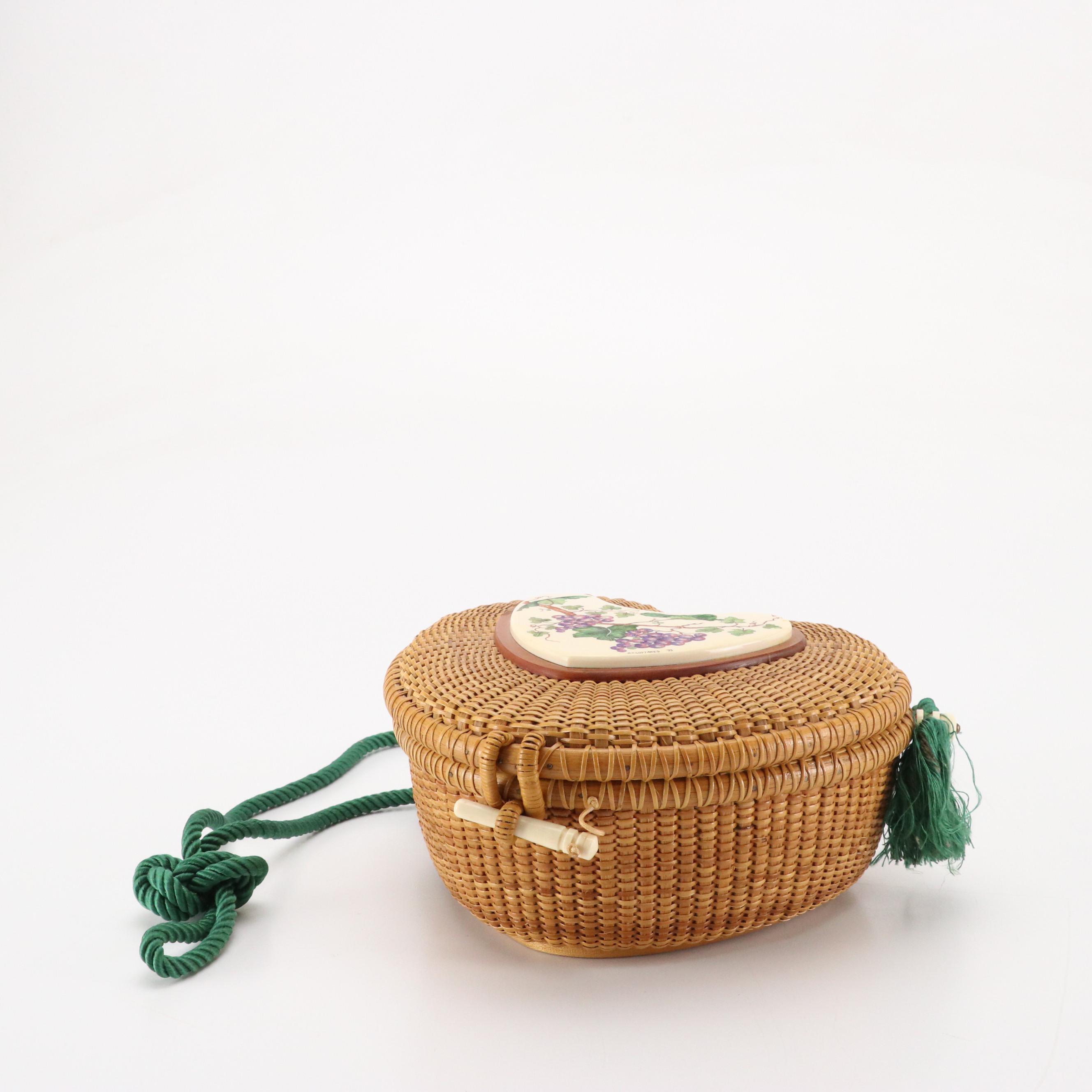 Anderson's Nantucket "The Golden Basket" with Eco-Ivory Scrimshaw