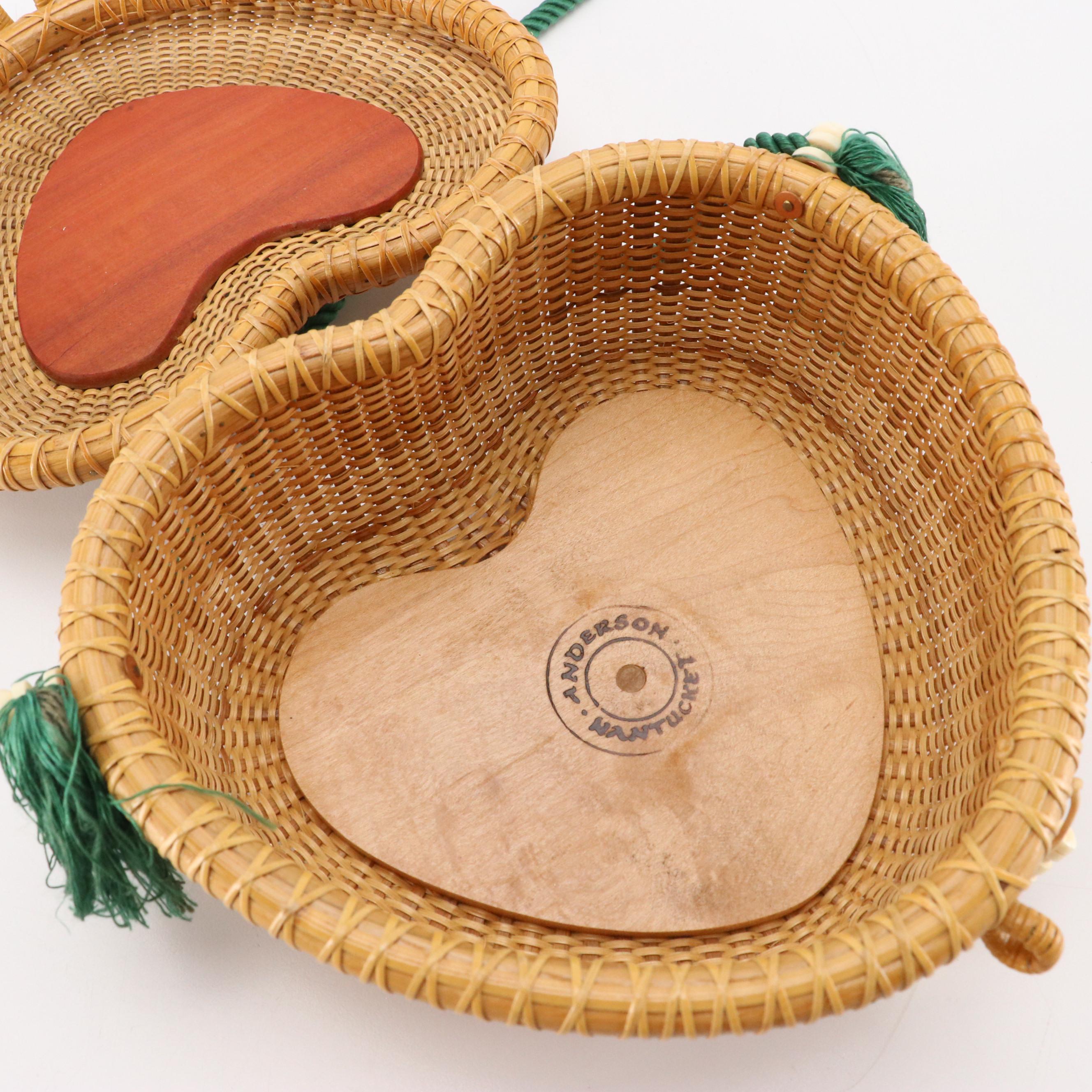 Anderson's Nantucket "The Golden Basket" with Eco-Ivory Scrimshaw