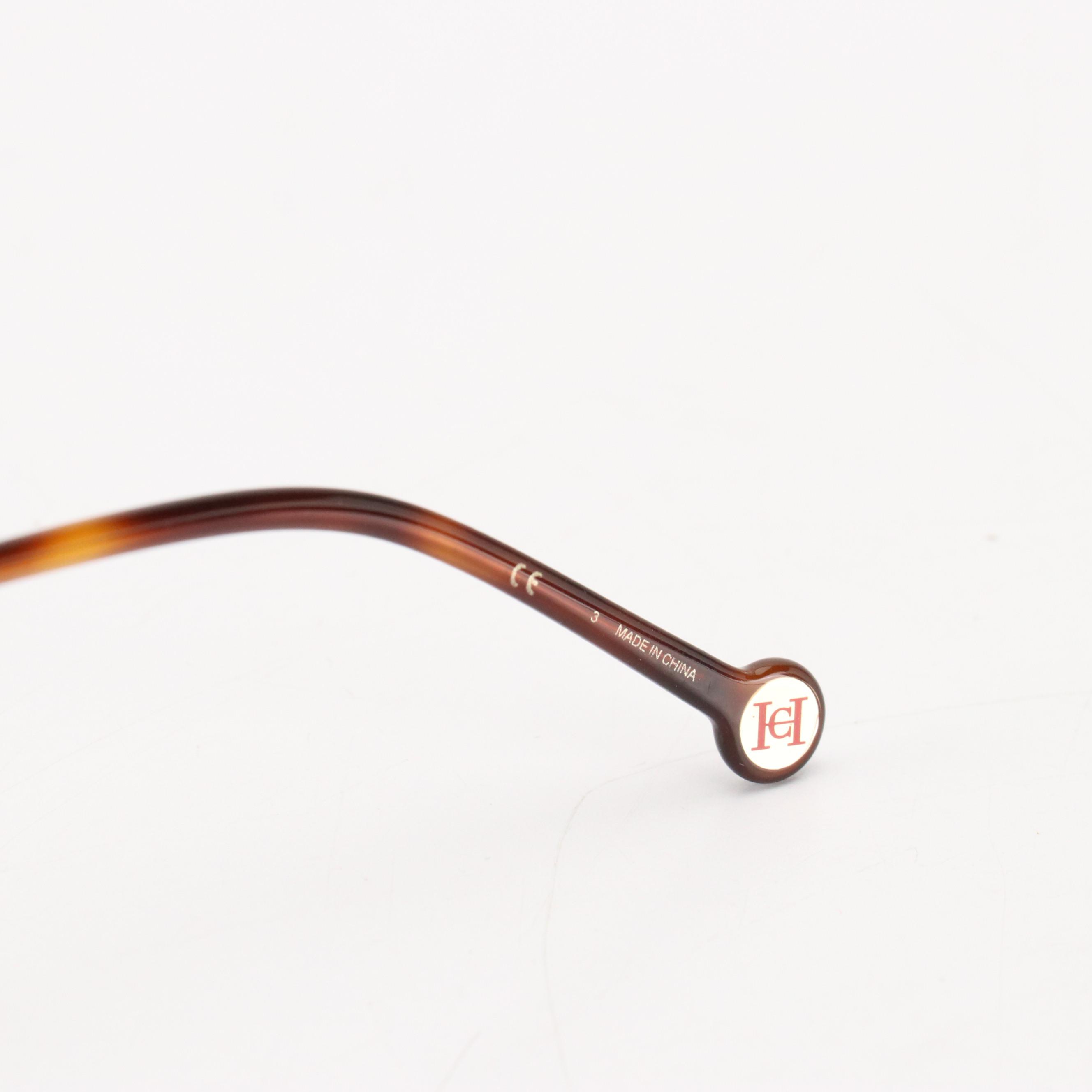 Carolina Herrera CH0030/S Rectangular Modified Cat-Eye Sunglasses with Case