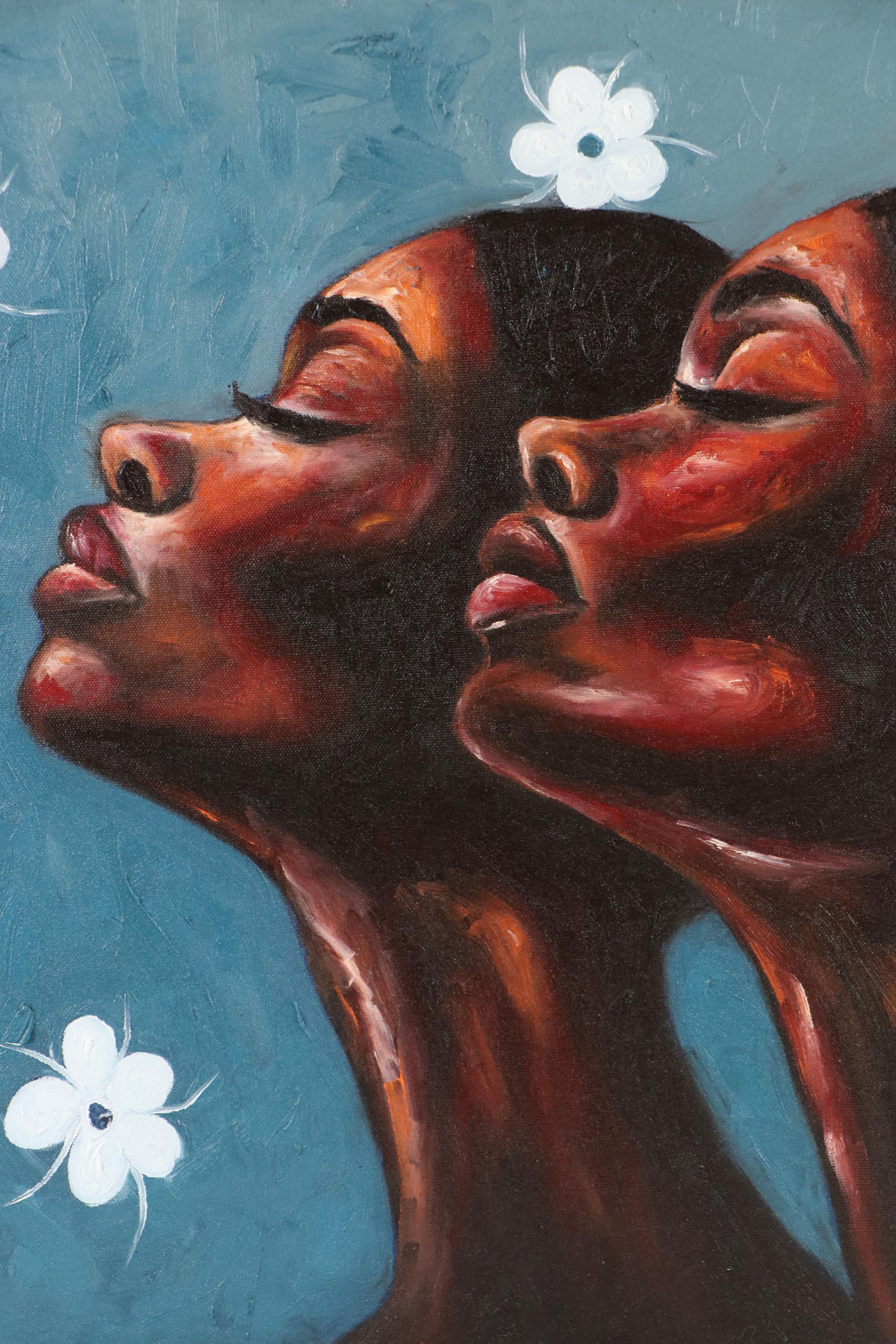 Oluwakemi Omowaire Oil Portrait "Untitled.," 21st Century