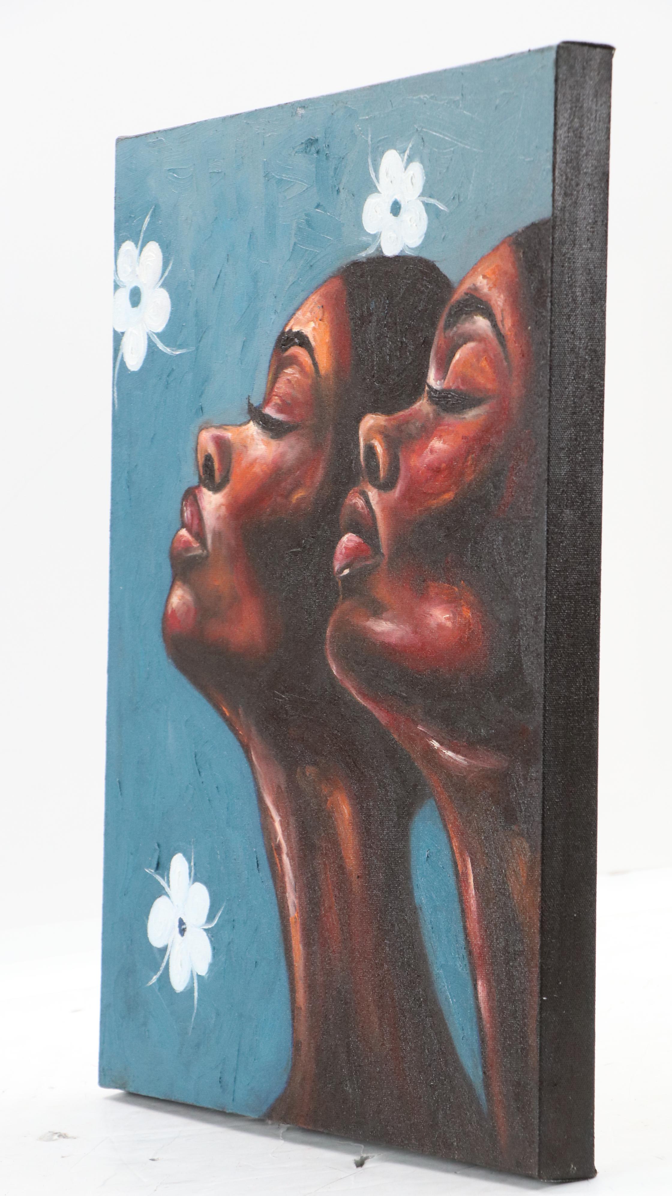 Oluwakemi Omowaire Oil Portrait "Untitled.," 21st Century