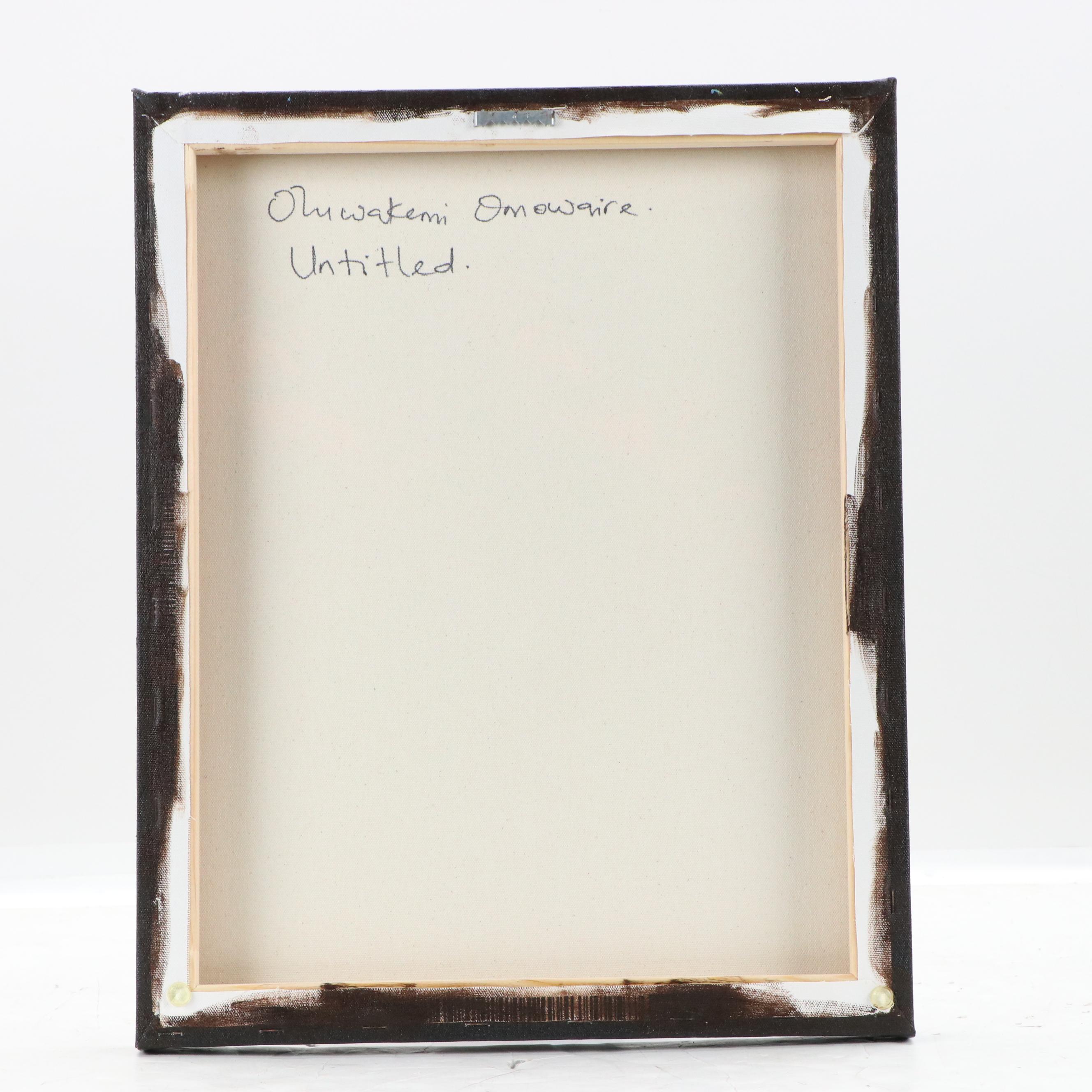 Oluwakemi Omowaire Oil Portrait "Untitled.," 21st Century