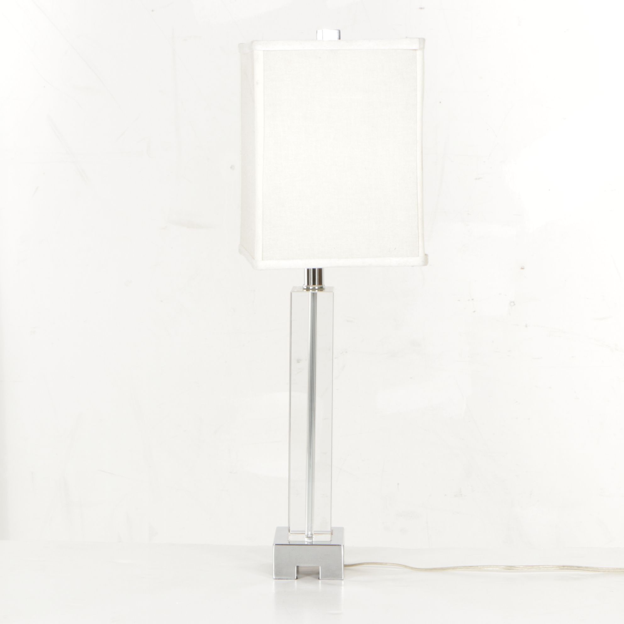 Modernist Rectangular Acrylic Table Lamp, 2008