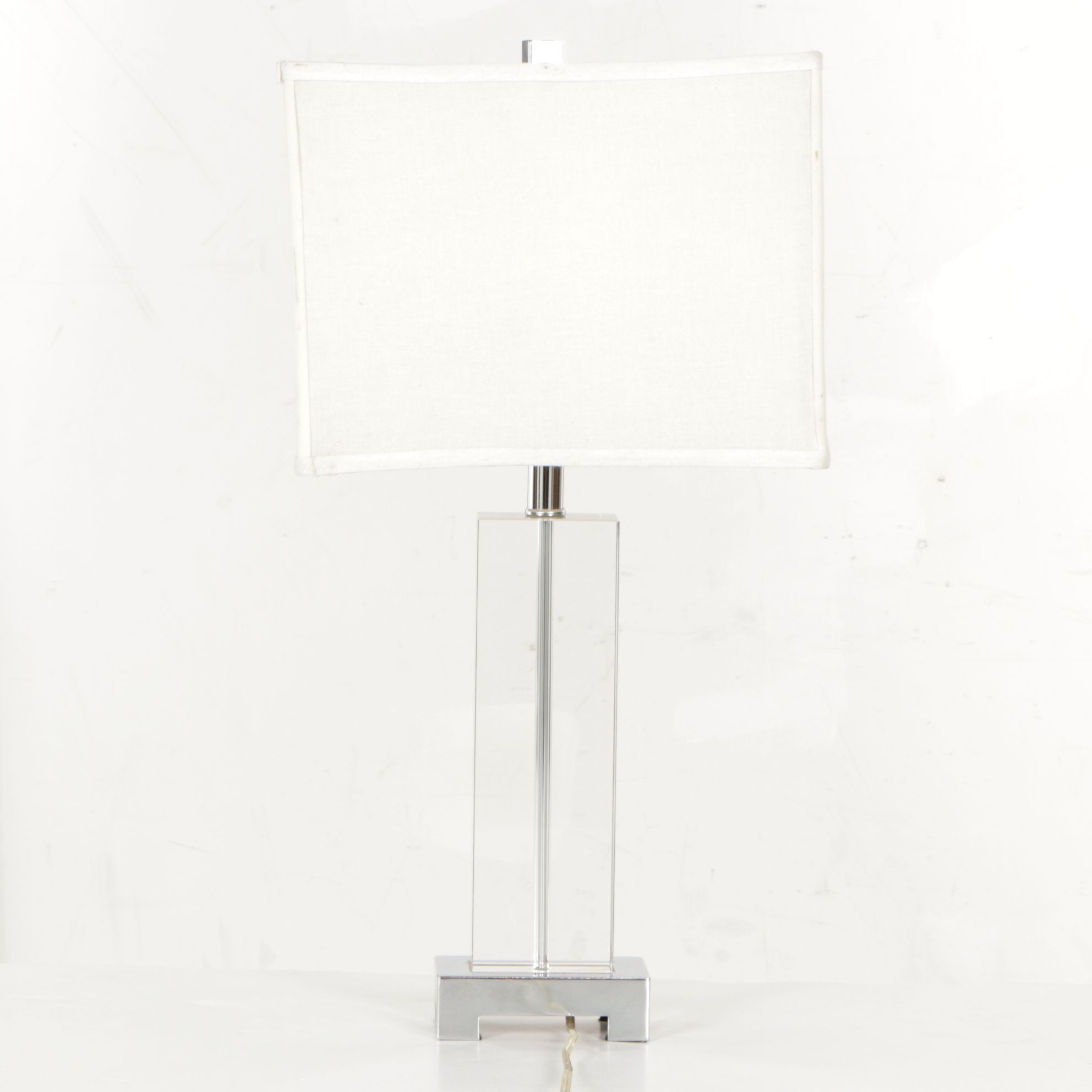 Modernist Rectangular Acrylic Table Lamp, 2008