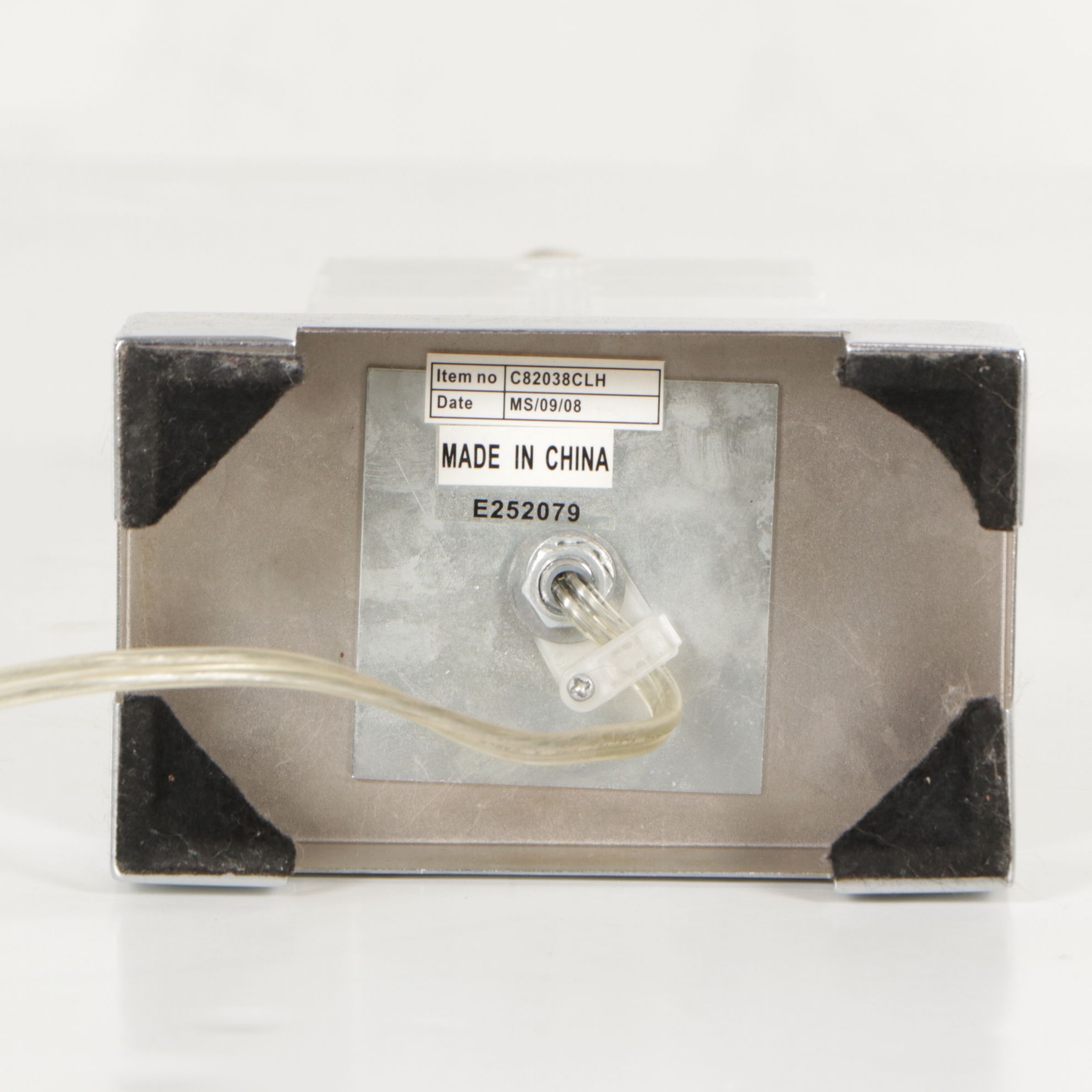 Modernist Rectangular Acrylic Table Lamp, 2008