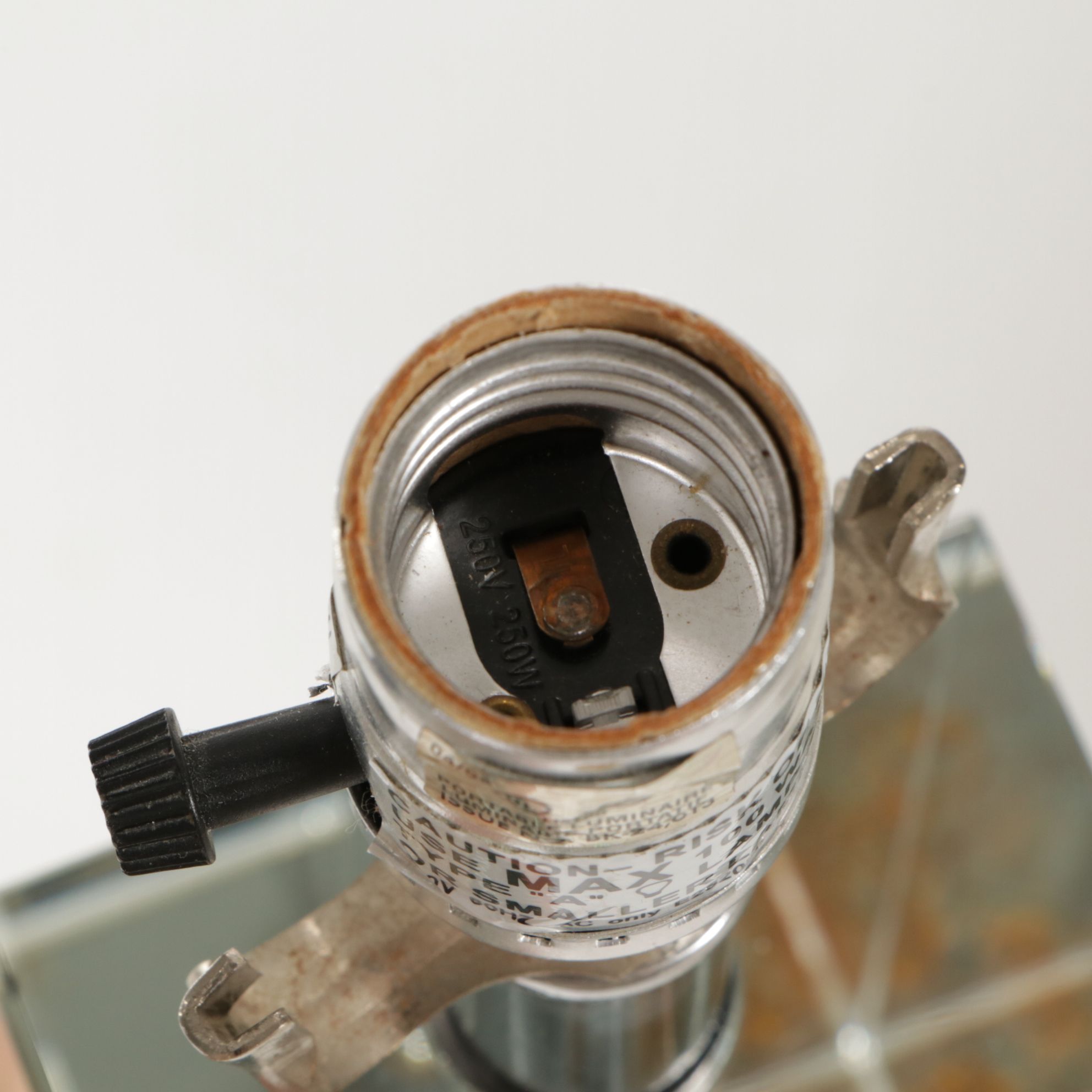 Modernist Rectangular Acrylic Table Lamp, 2008