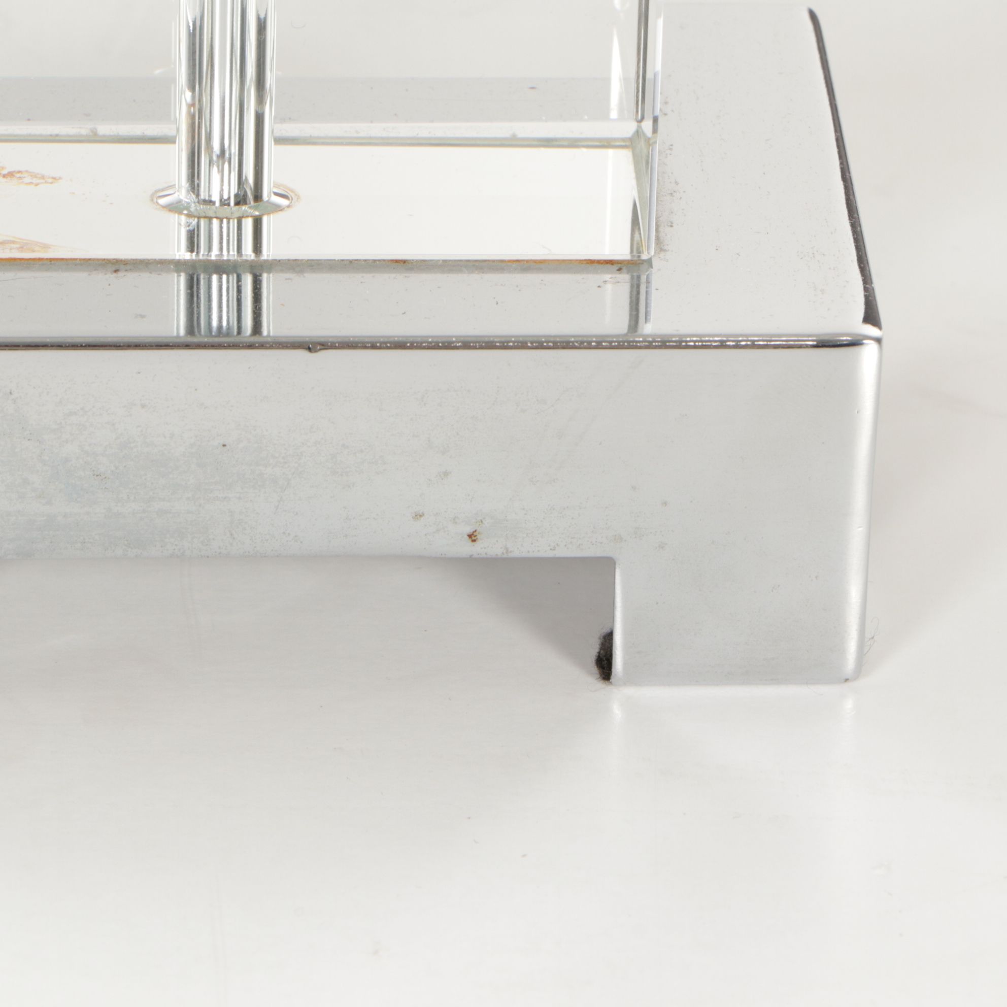 Modernist Rectangular Acrylic Table Lamp, 2008