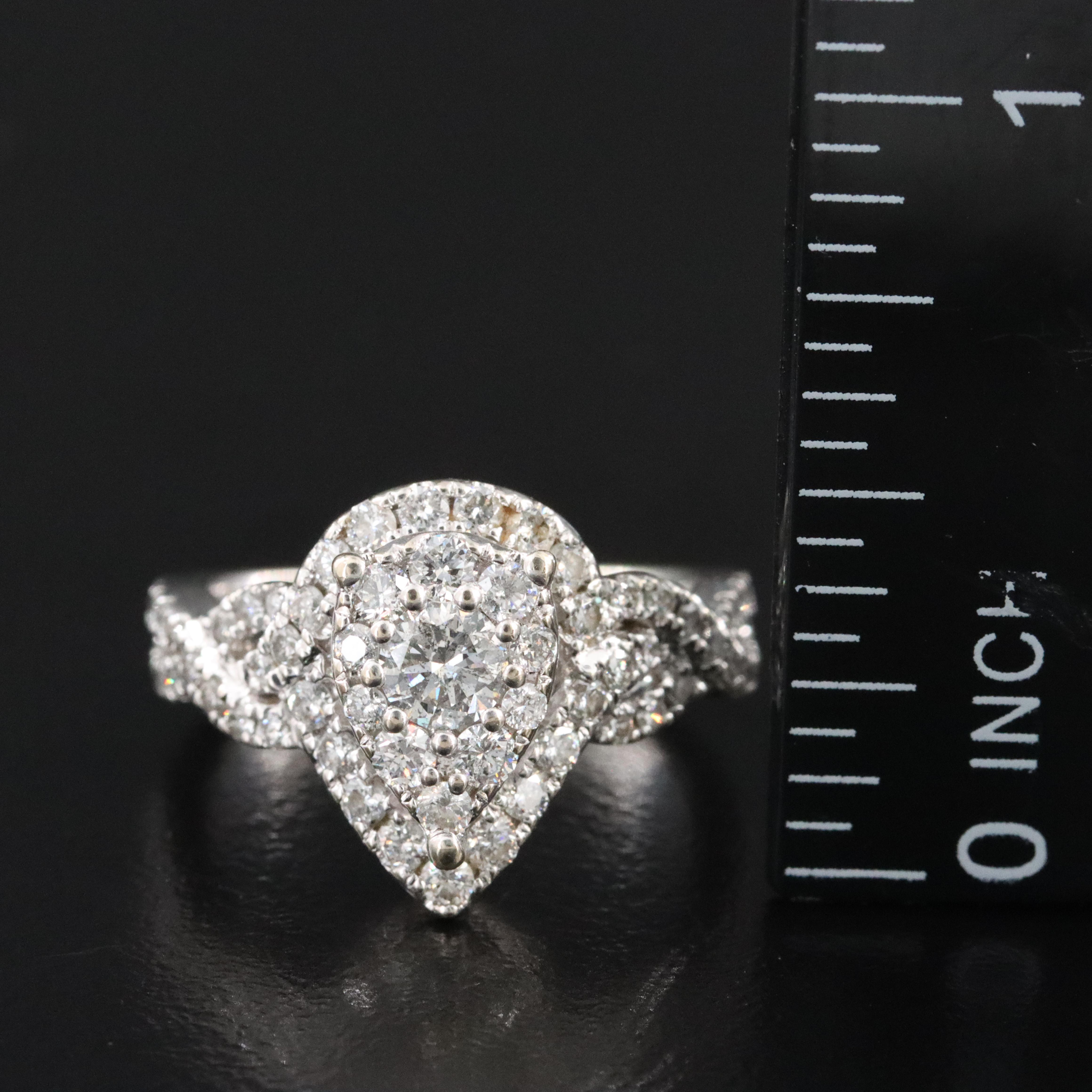 14K 1.08 CTW Diamond Ring
