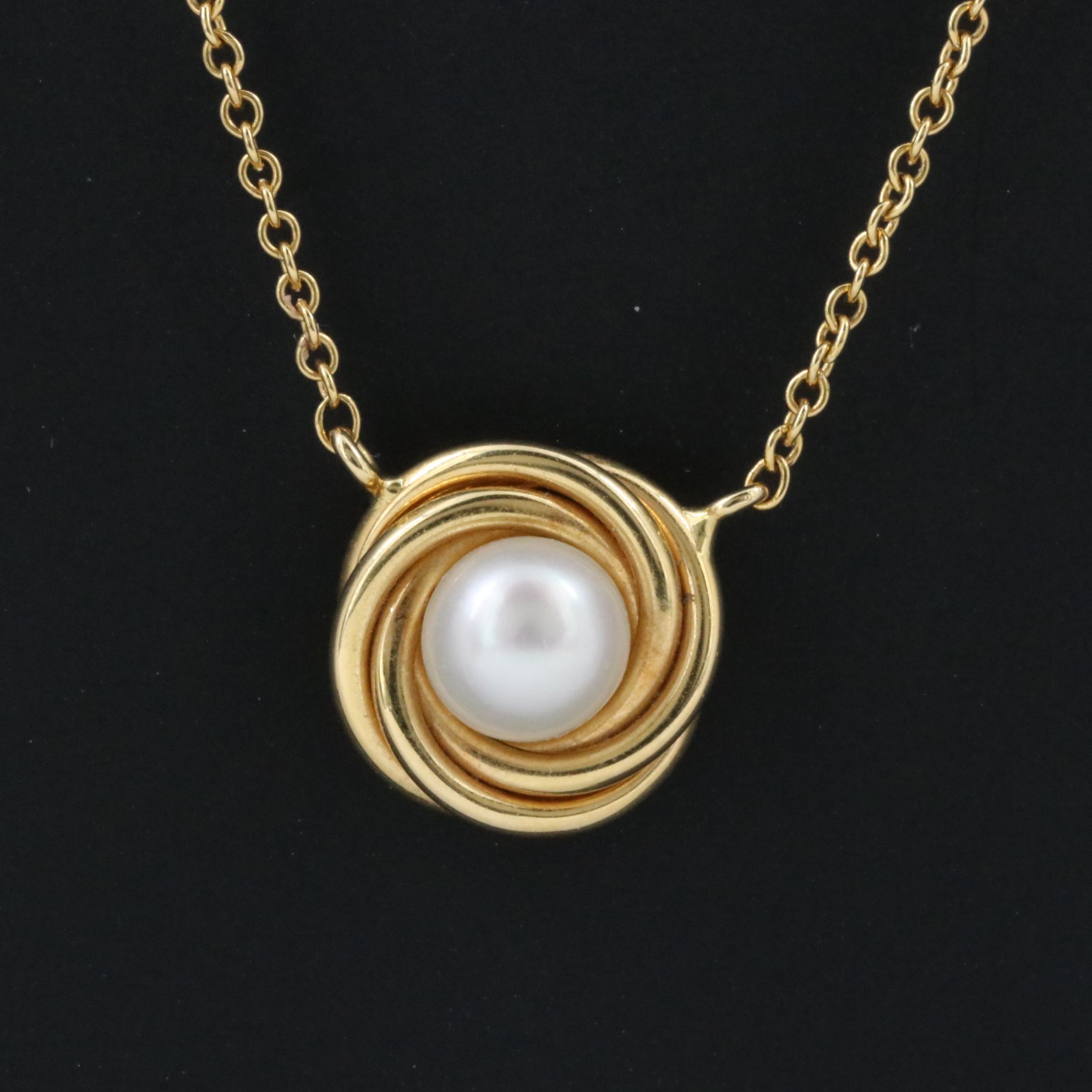 Tiffany & Co. 18K Knot Twist Necklace