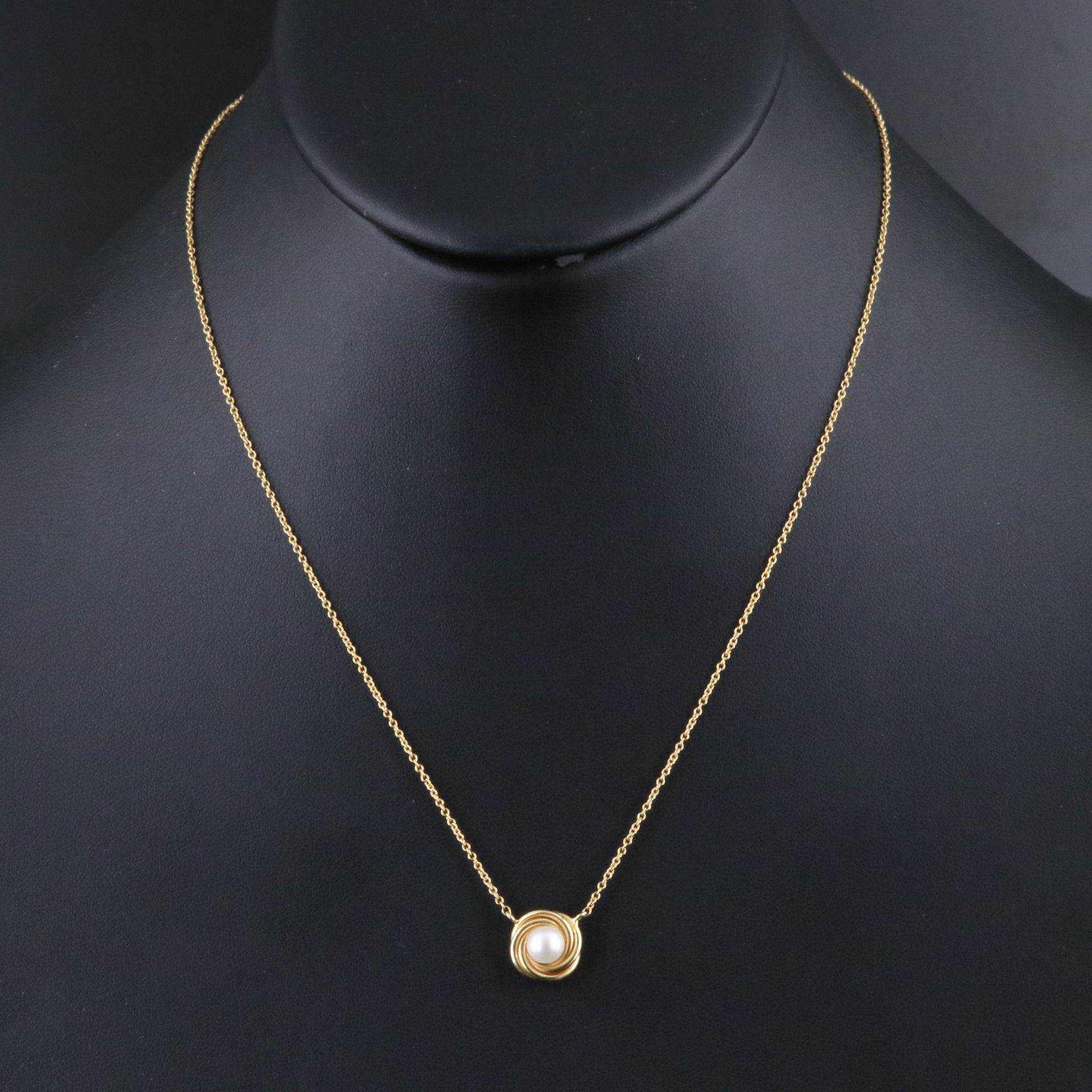 Tiffany & Co. 18K Knot Twist Necklace