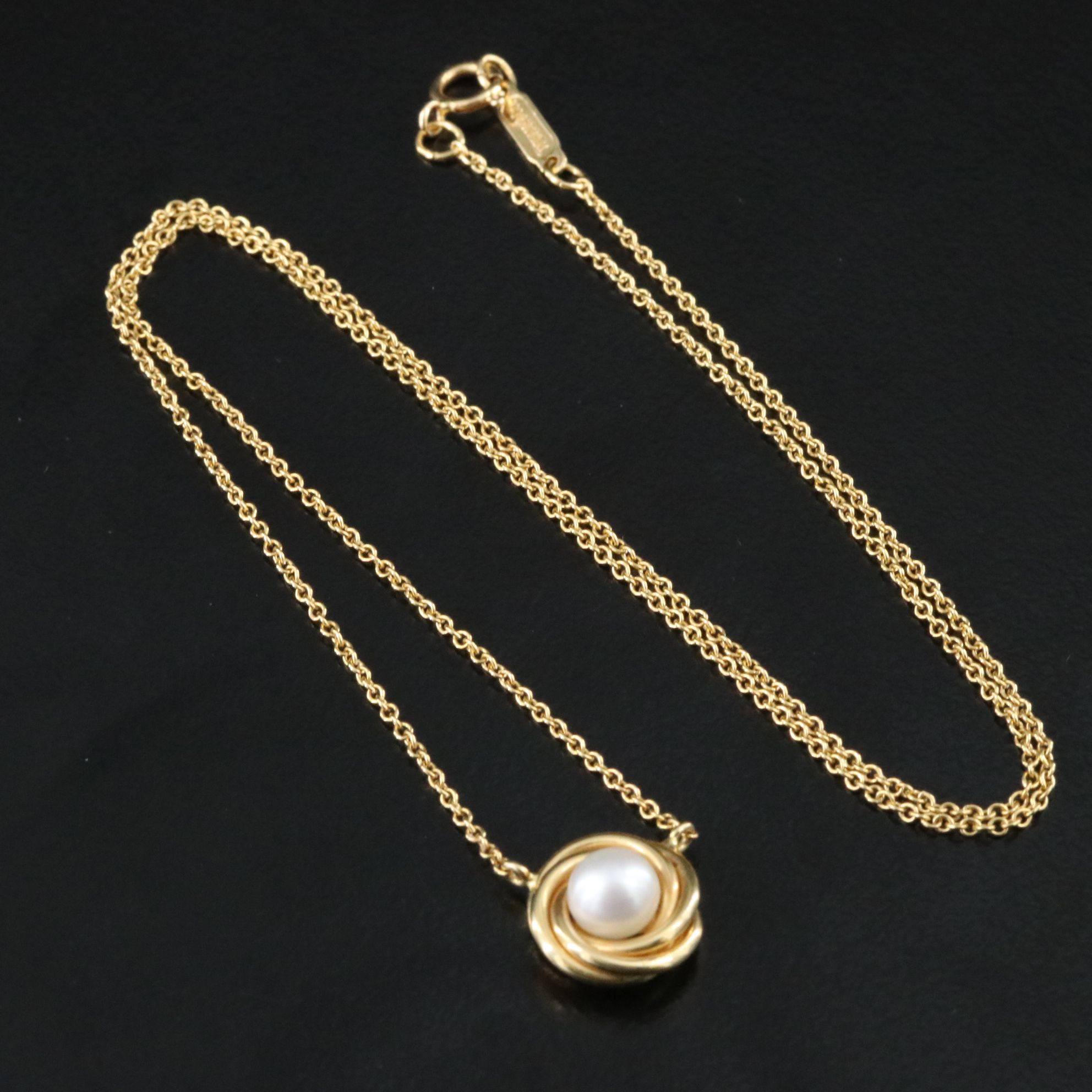 Tiffany & Co. 18K Knot Twist Necklace