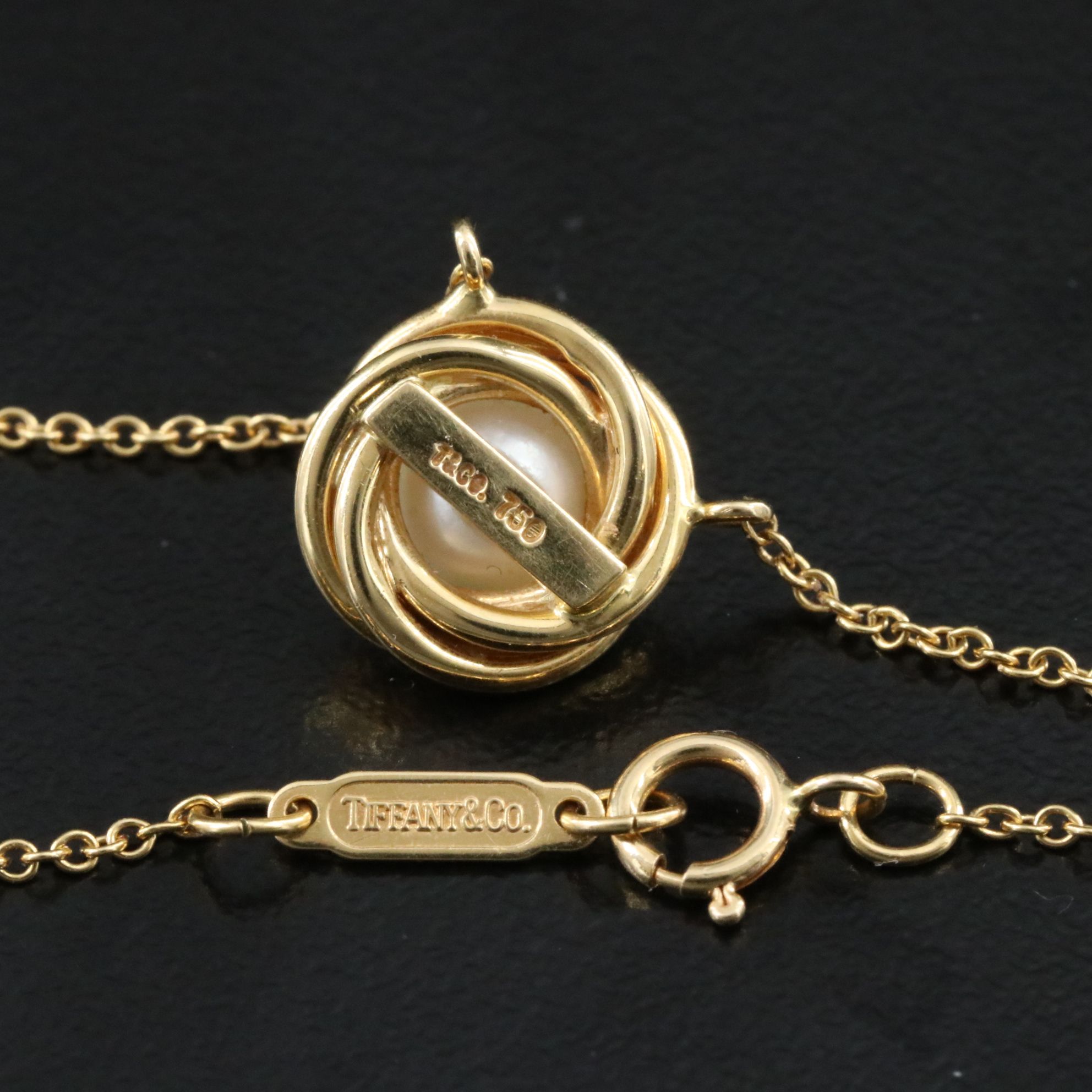 Tiffany & Co. 18K Knot Twist Necklace