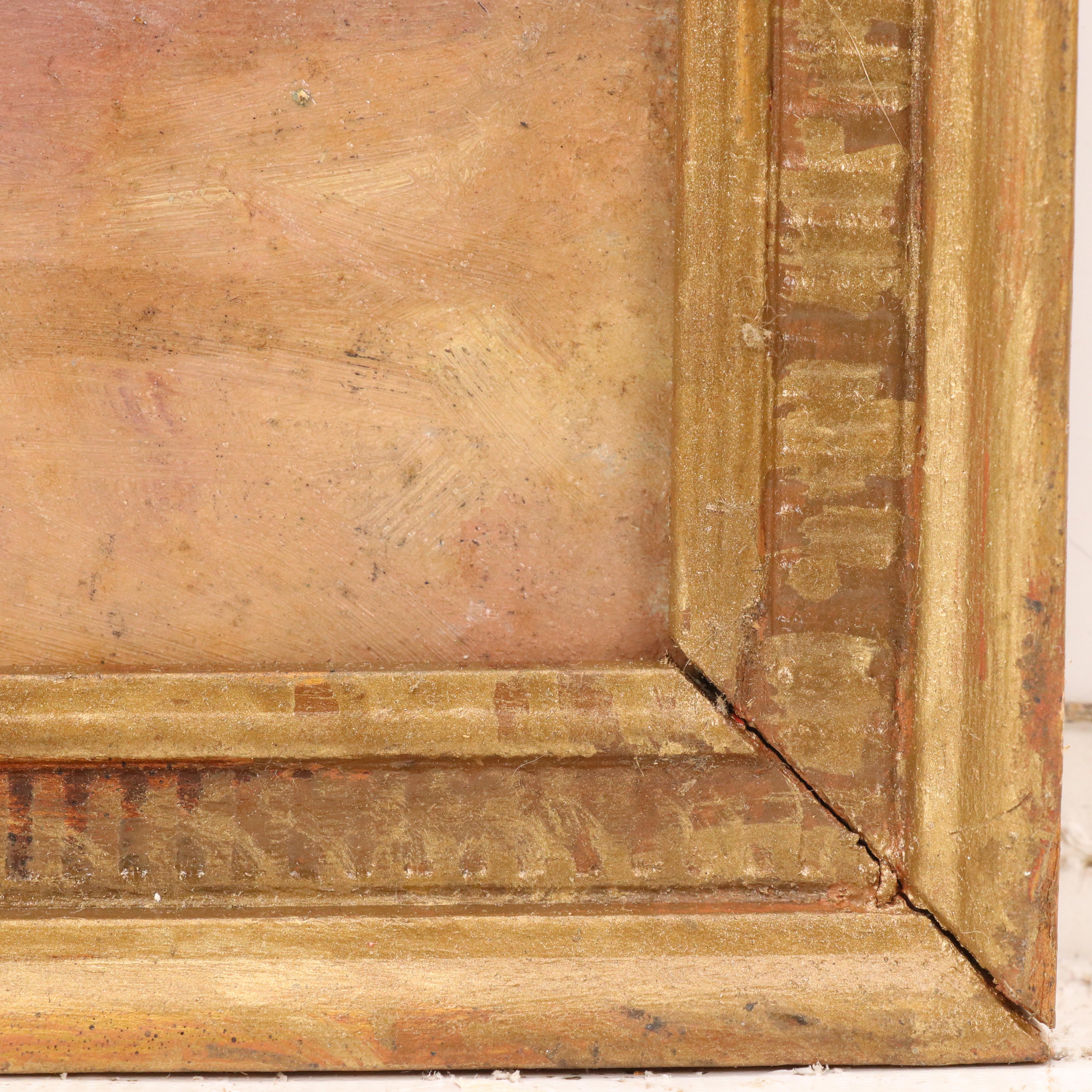 Jeanne Reimbolte Plein Air Landscape Oil Painting, Early 20th Century