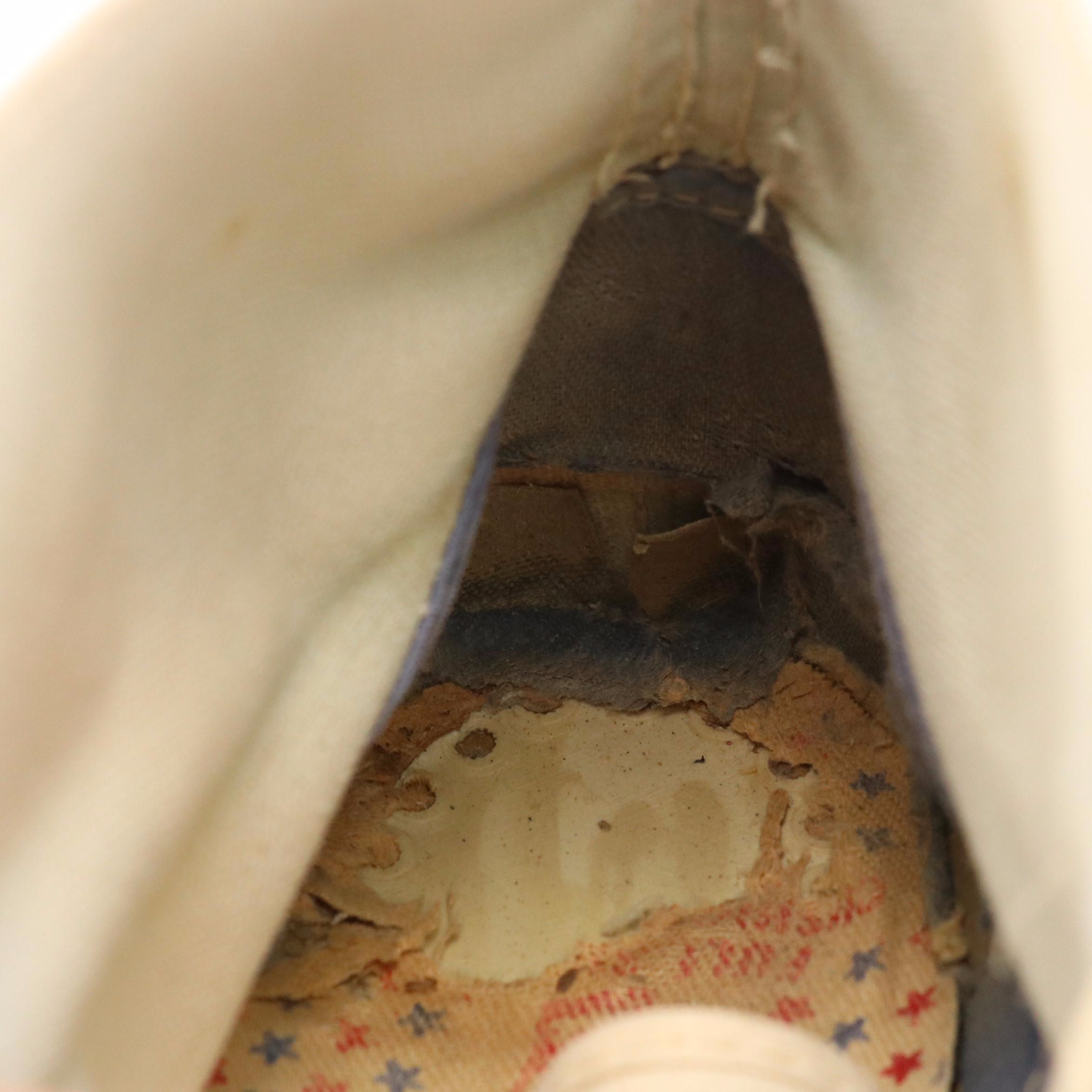 Men's Pro-League Vintage Canvas High-Top Basketball Sneakers, 1960s/70s