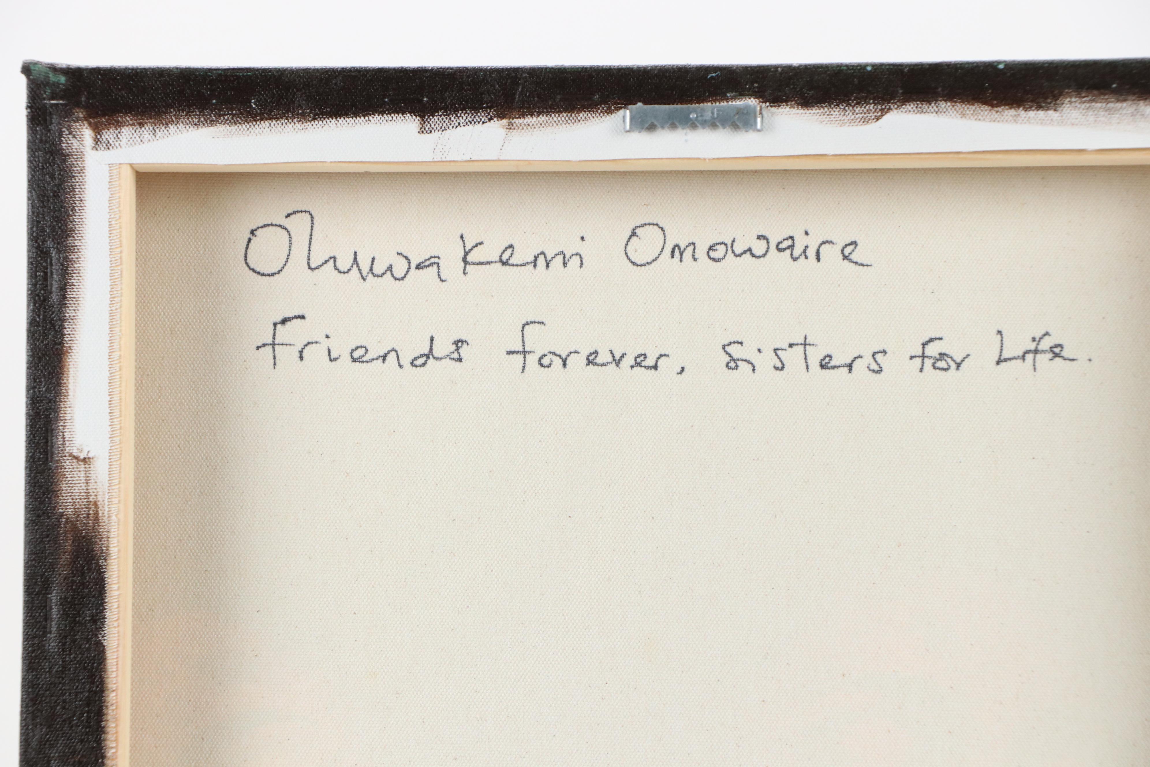 Oluwakemi Omowaire Oil Portrait "Friends Forever, Sister For Life."