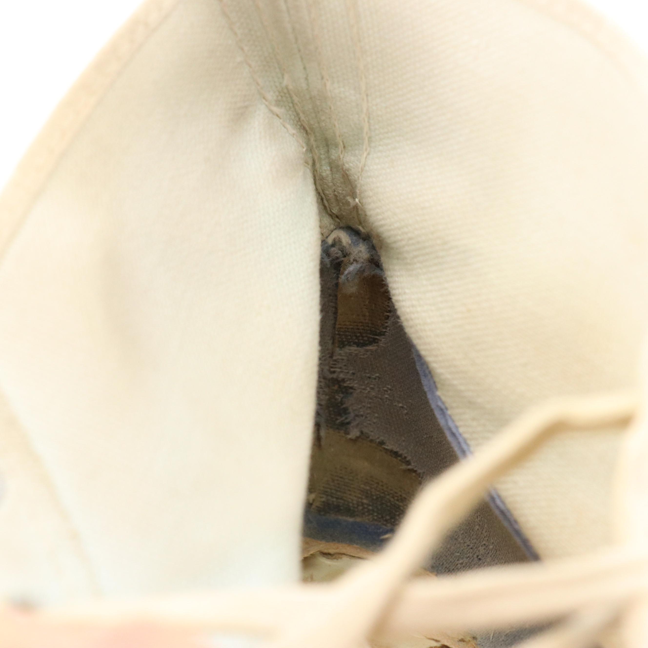 Men's Pro-League Vintage Canvas High-Top Basketball Sneakers, 1960s/70s