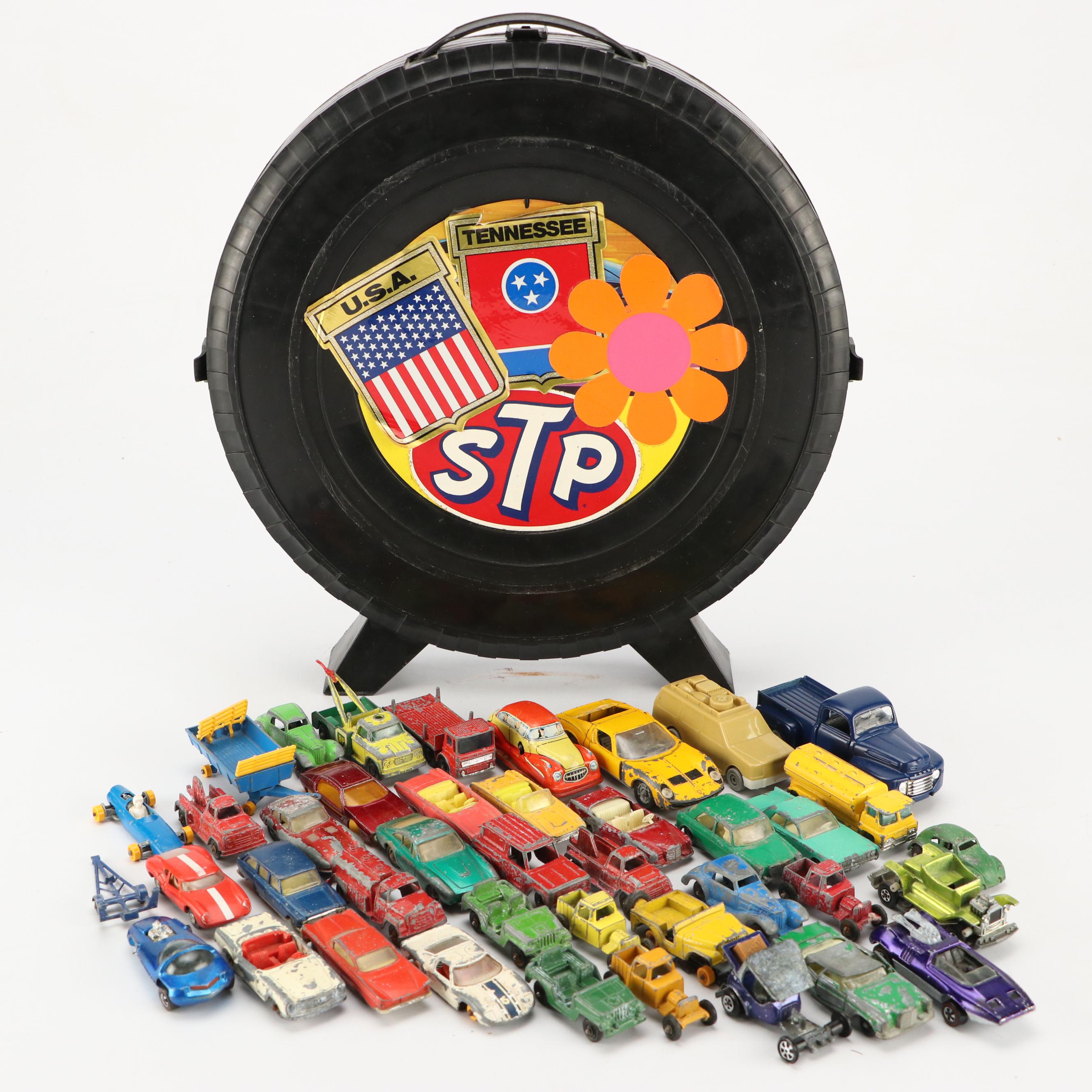 TootsieToy, Lesney, Husky, Hot Wheels and More Toy Cars with Case