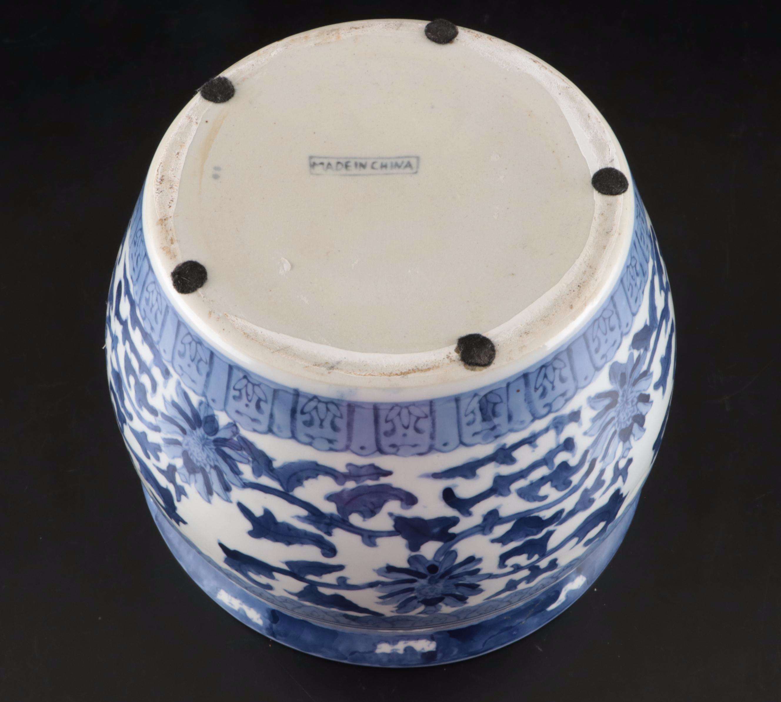 Chinese Blue and White Porcelain Planters