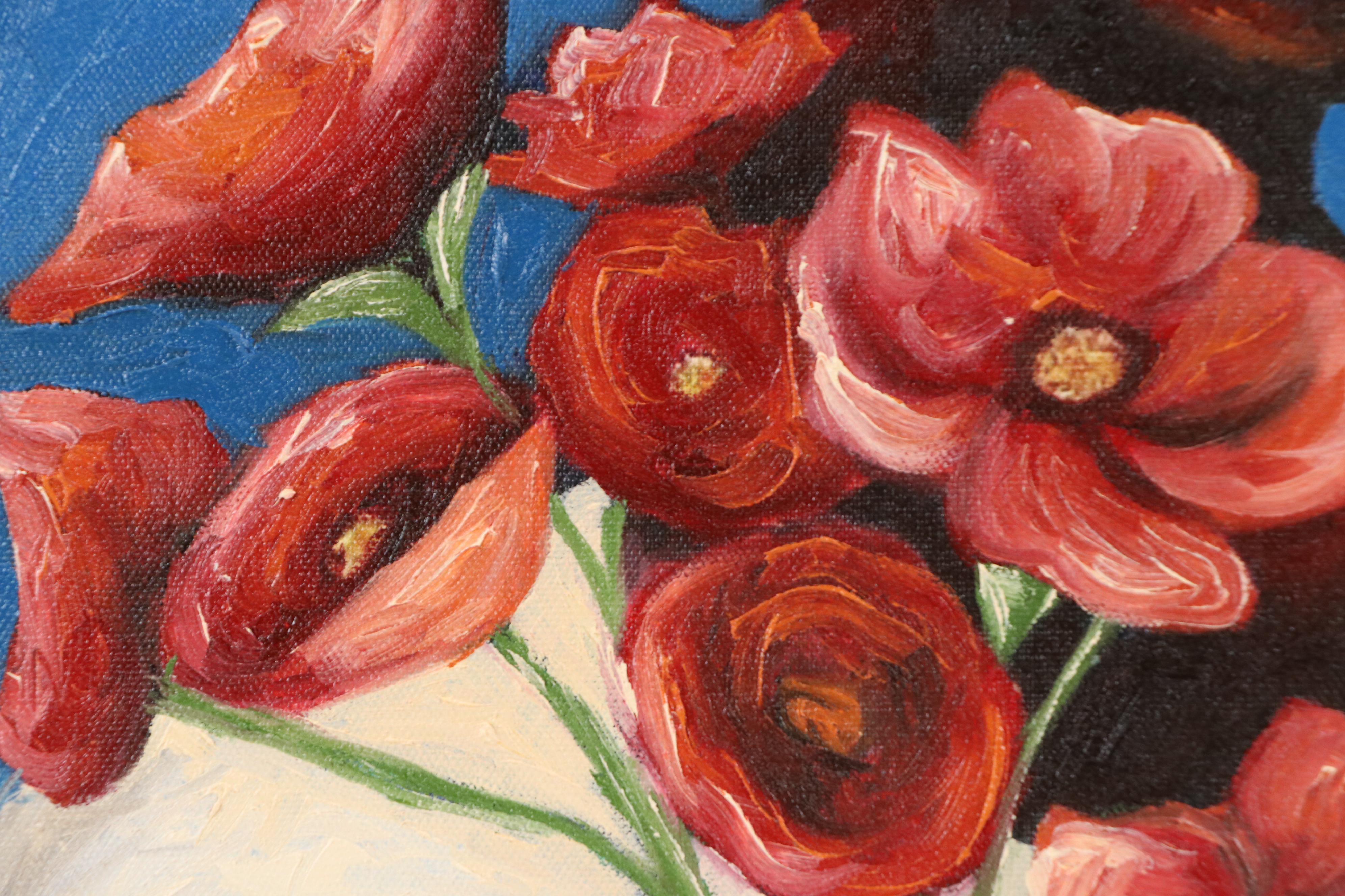 Oluwakemi Omowaire Oil Portrait "The Beautiful One," 21st Century