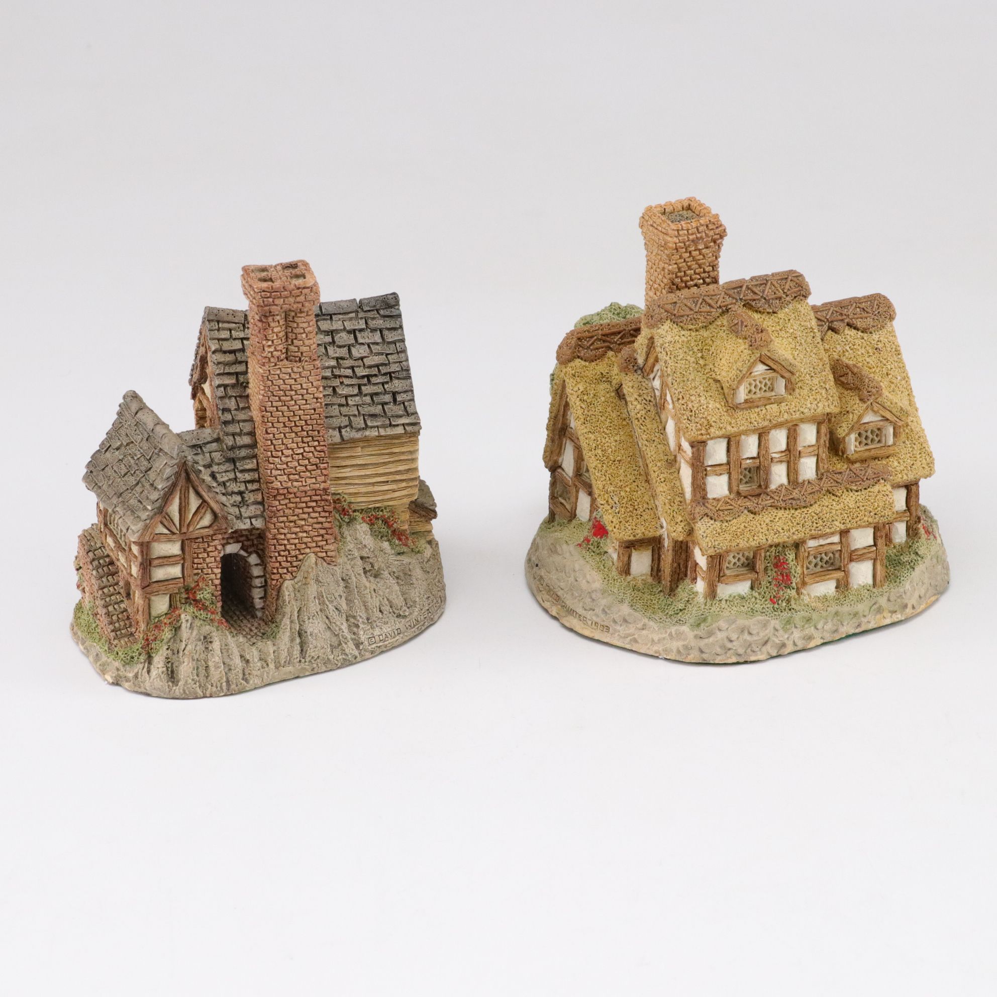 John Hine Studios and David Winter "London by Gaslight" Village Cottages