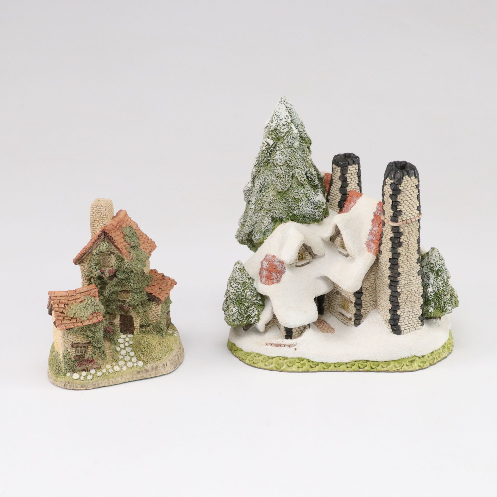 John Hine Studios and David Winter "London by Gaslight" Village Cottages