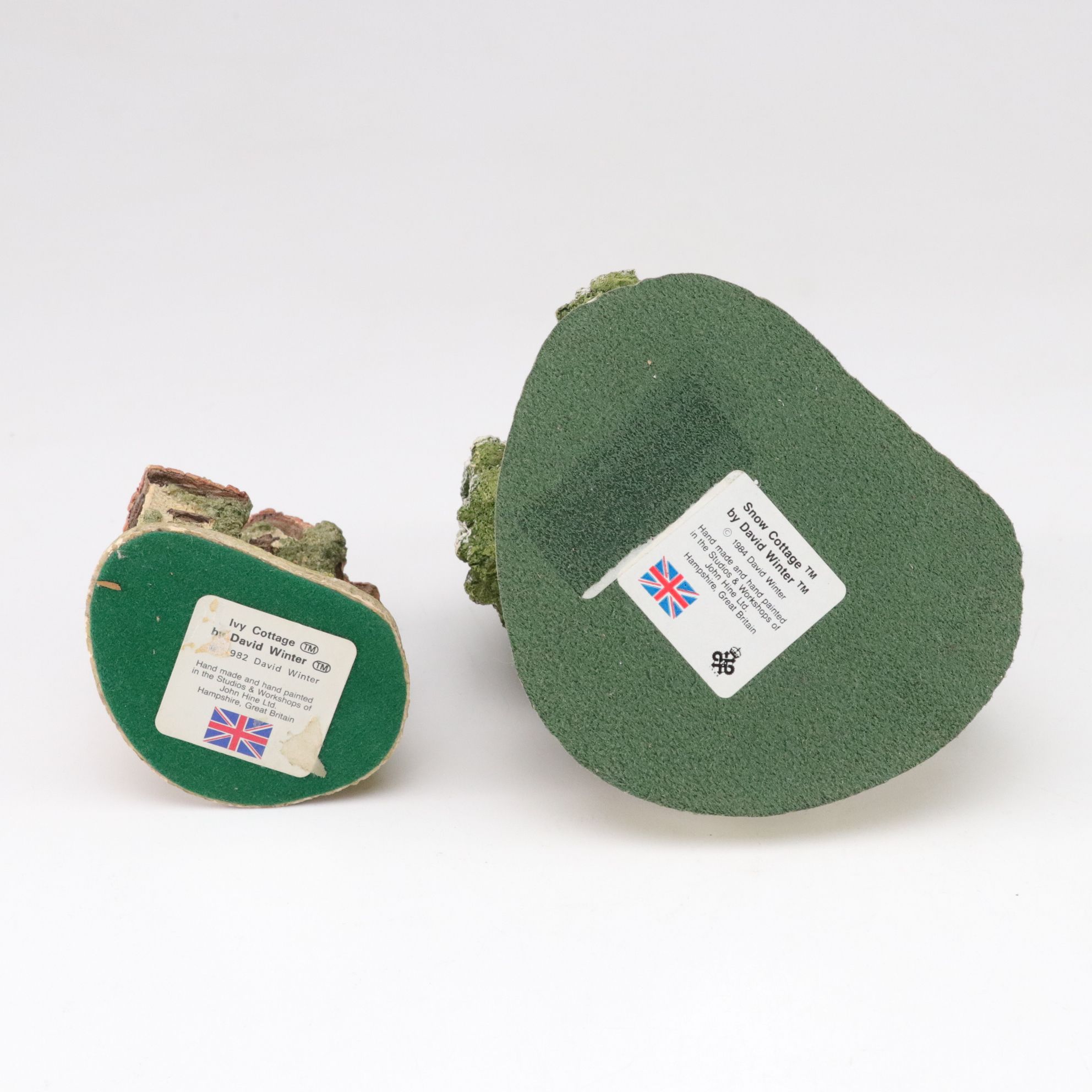 John Hine Studios and David Winter "London by Gaslight" Village Cottages